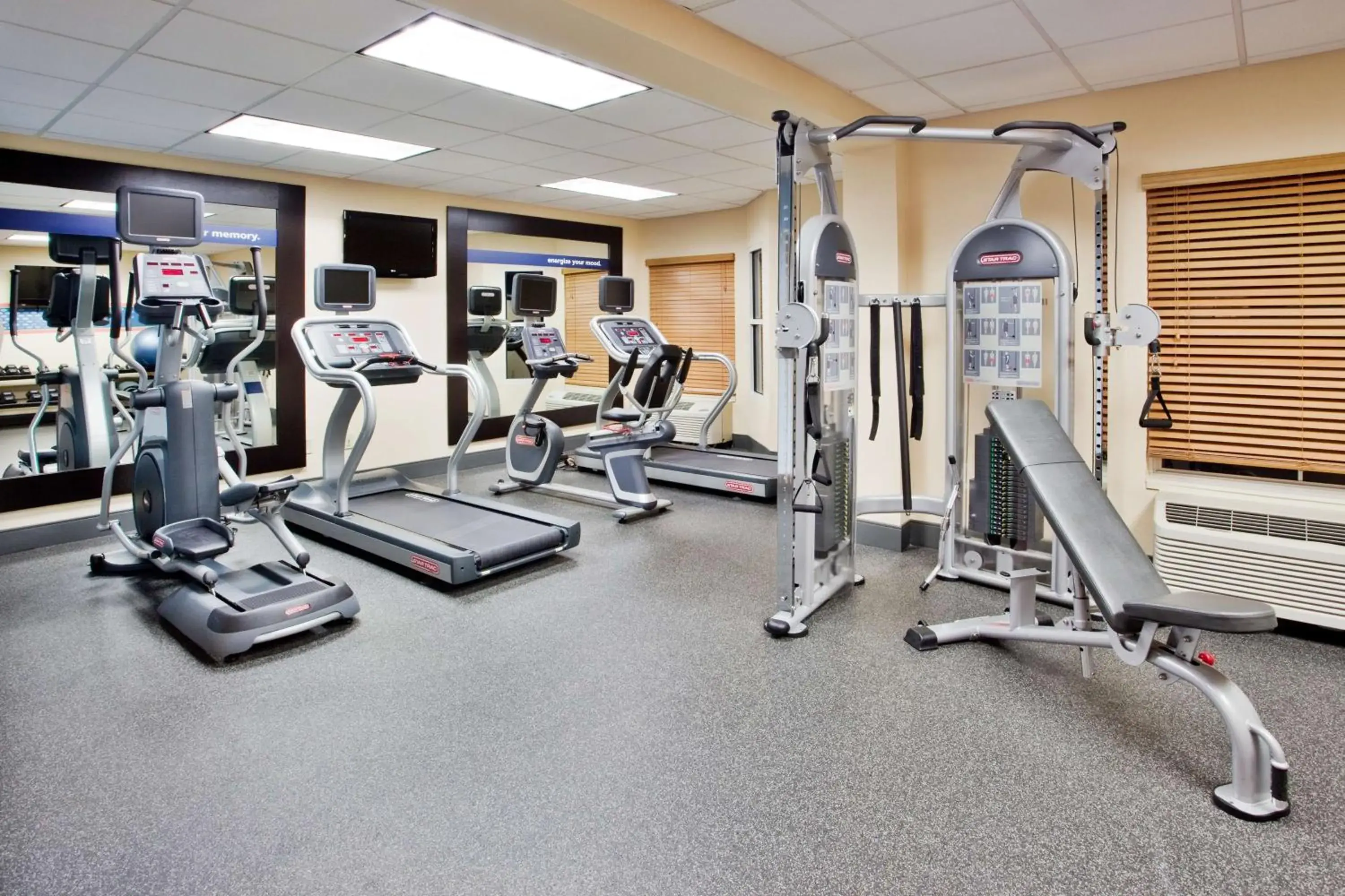 Fitness centre/facilities in Hampton Inn & Suites Chapel Hill/Durham Fitness centre/facilities in Hampton Inn & Suites Chapel Hill/Durham