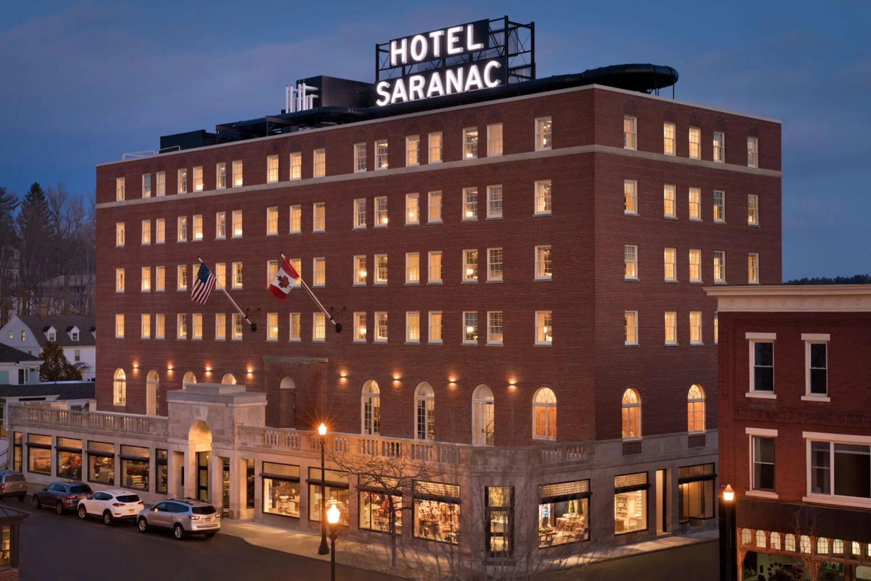 Property building in Hotel Saranac, Curio Collection By Hilton