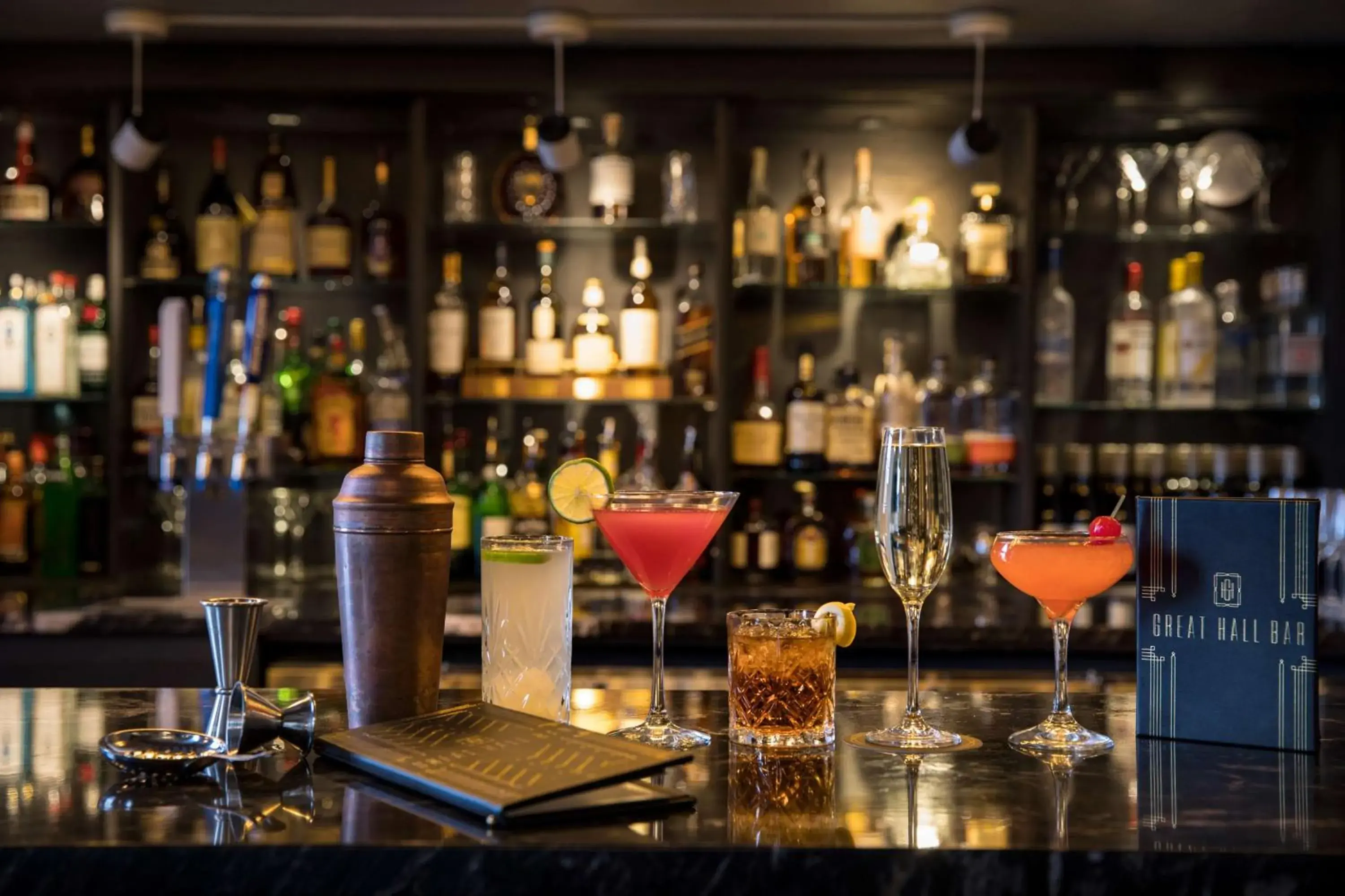 Lounge or bar in Hotel Saranac, Curio Collection By Hilton Lounge or bar in Hotel Saranac, Curio Collection By Hilton