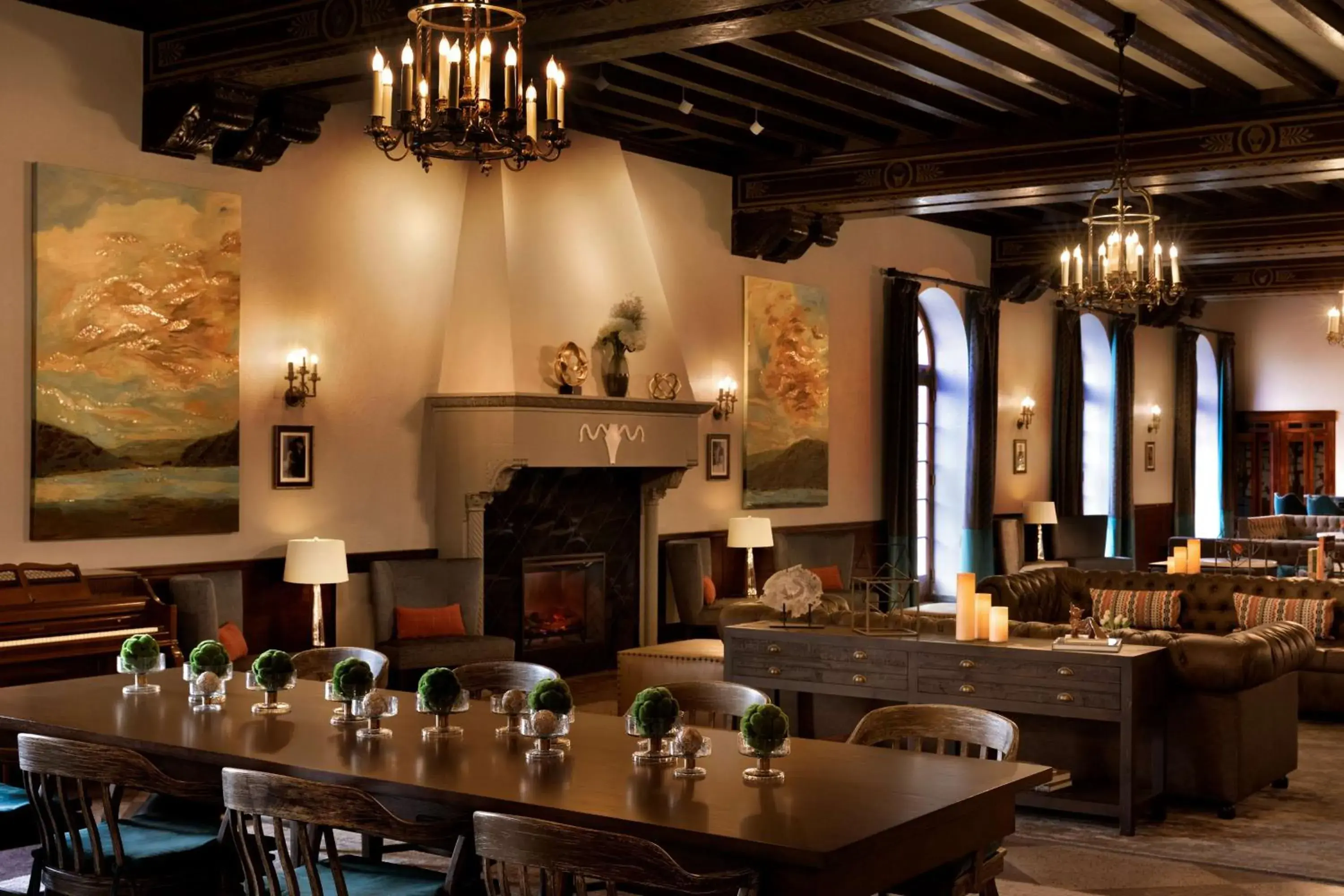 Lobby or reception in Hotel Saranac, Curio Collection By Hilton Lobby or reception in Hotel Saranac, Curio Collection By Hilton