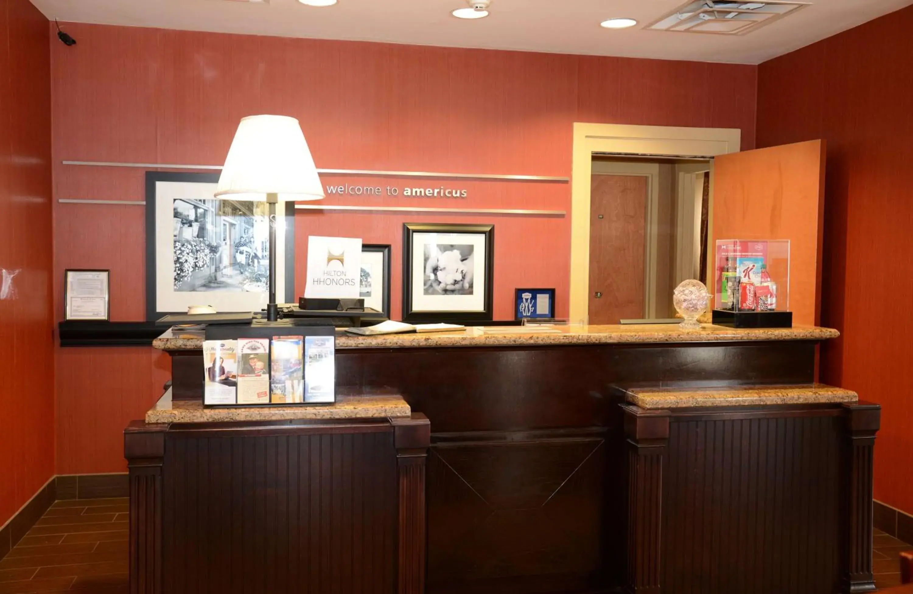 Lobby or reception in Hampton Inn Americus Lobby or reception in Hampton Inn Americus