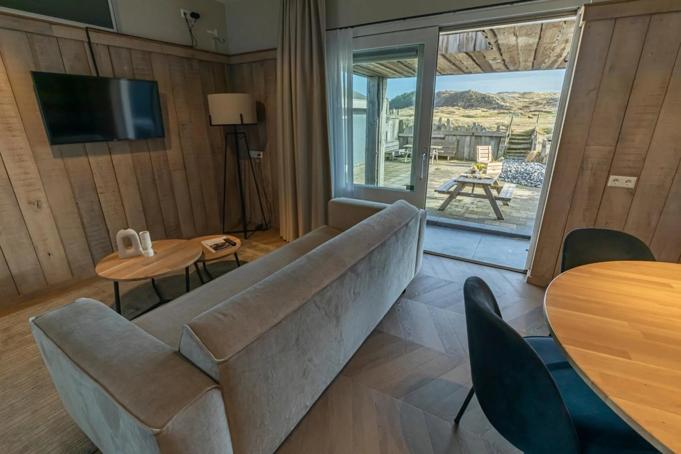 Living room in Strandstudio's Camperduin