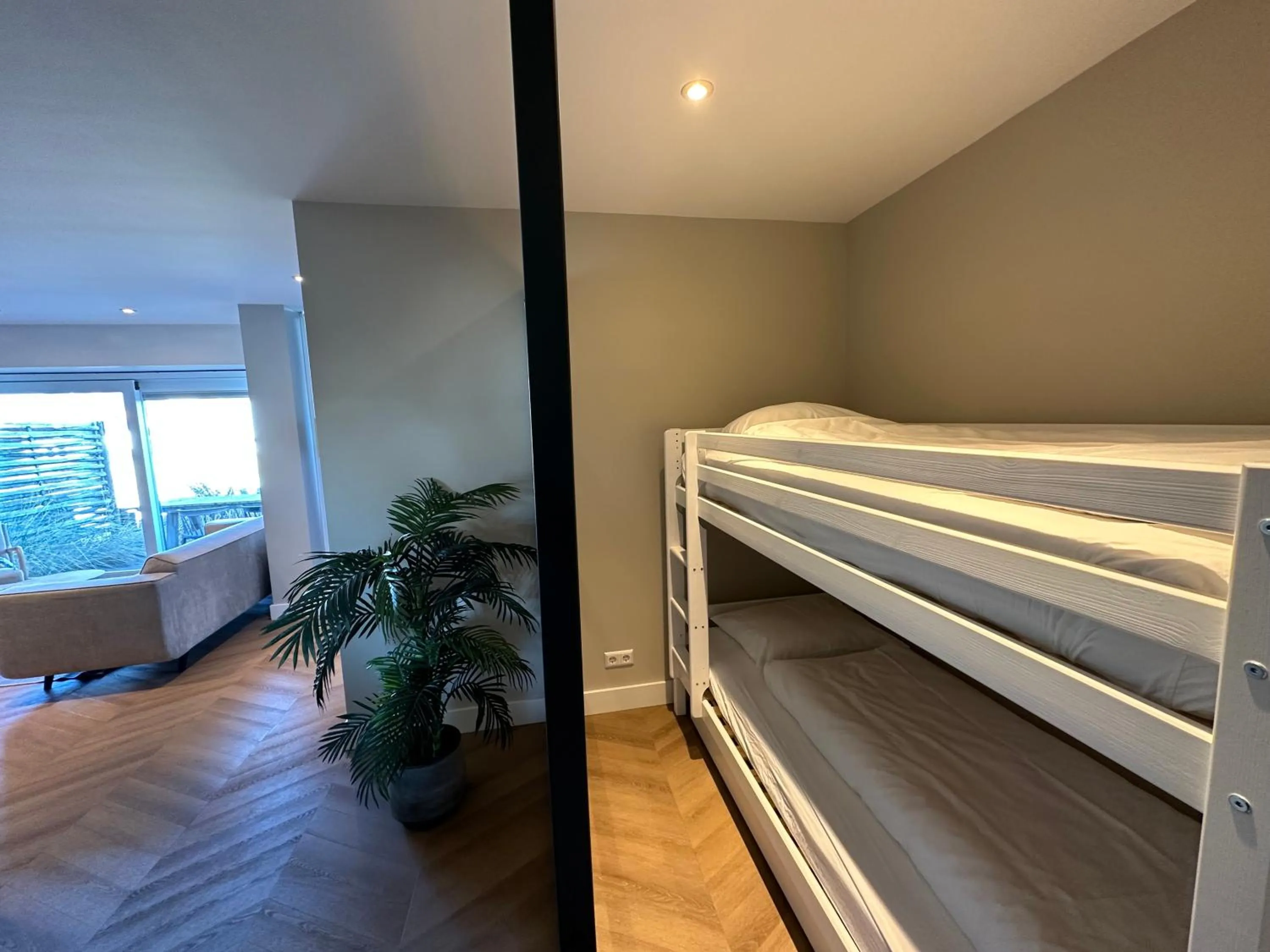 bunk bed, Bed in Strandstudio's Camperduin