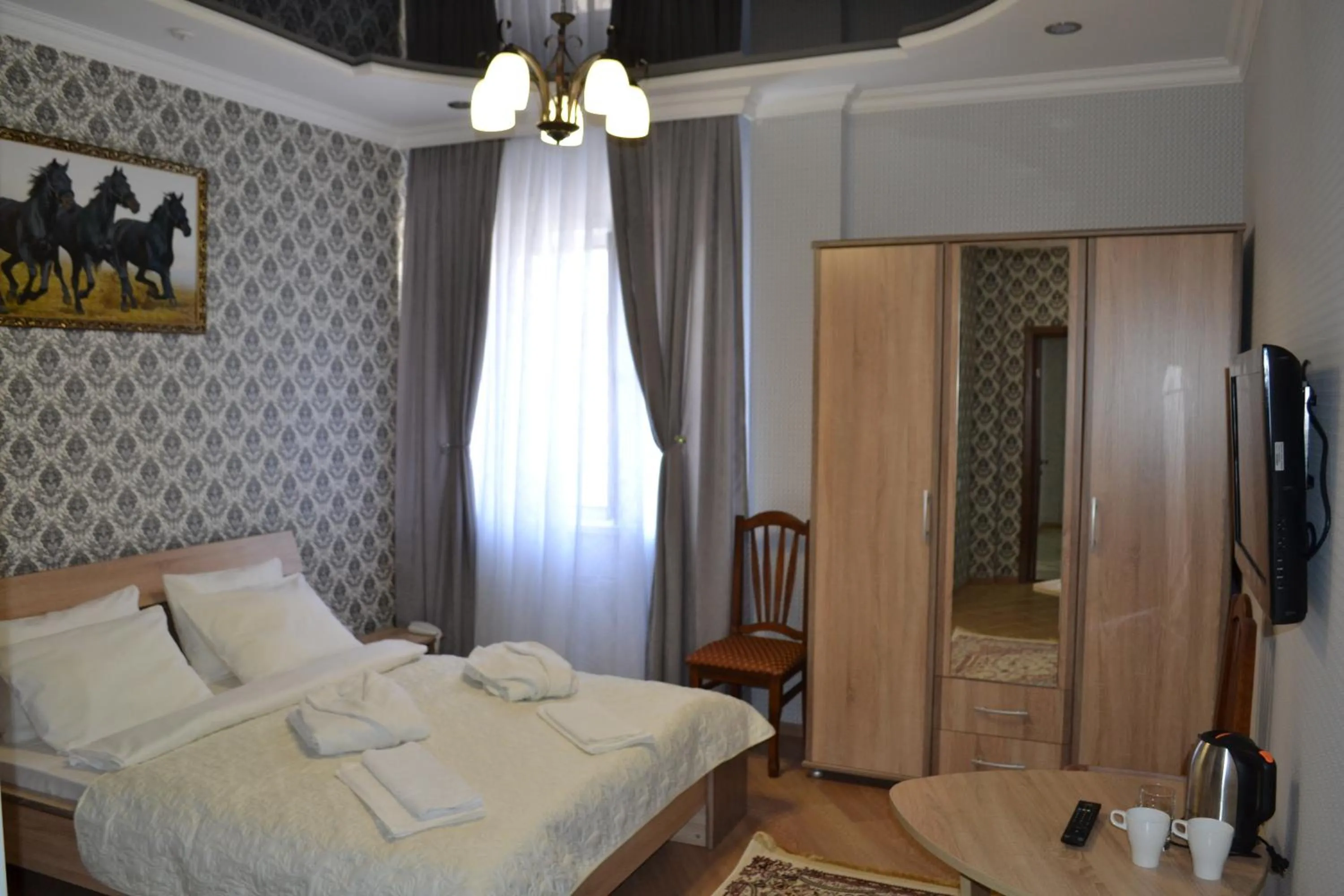 Bed in Hotel Alash
