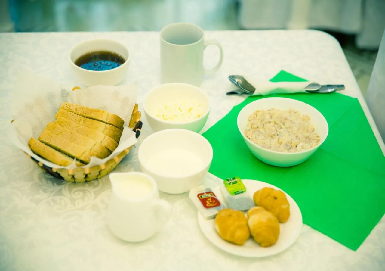 Continental breakfast in Hotel Alash