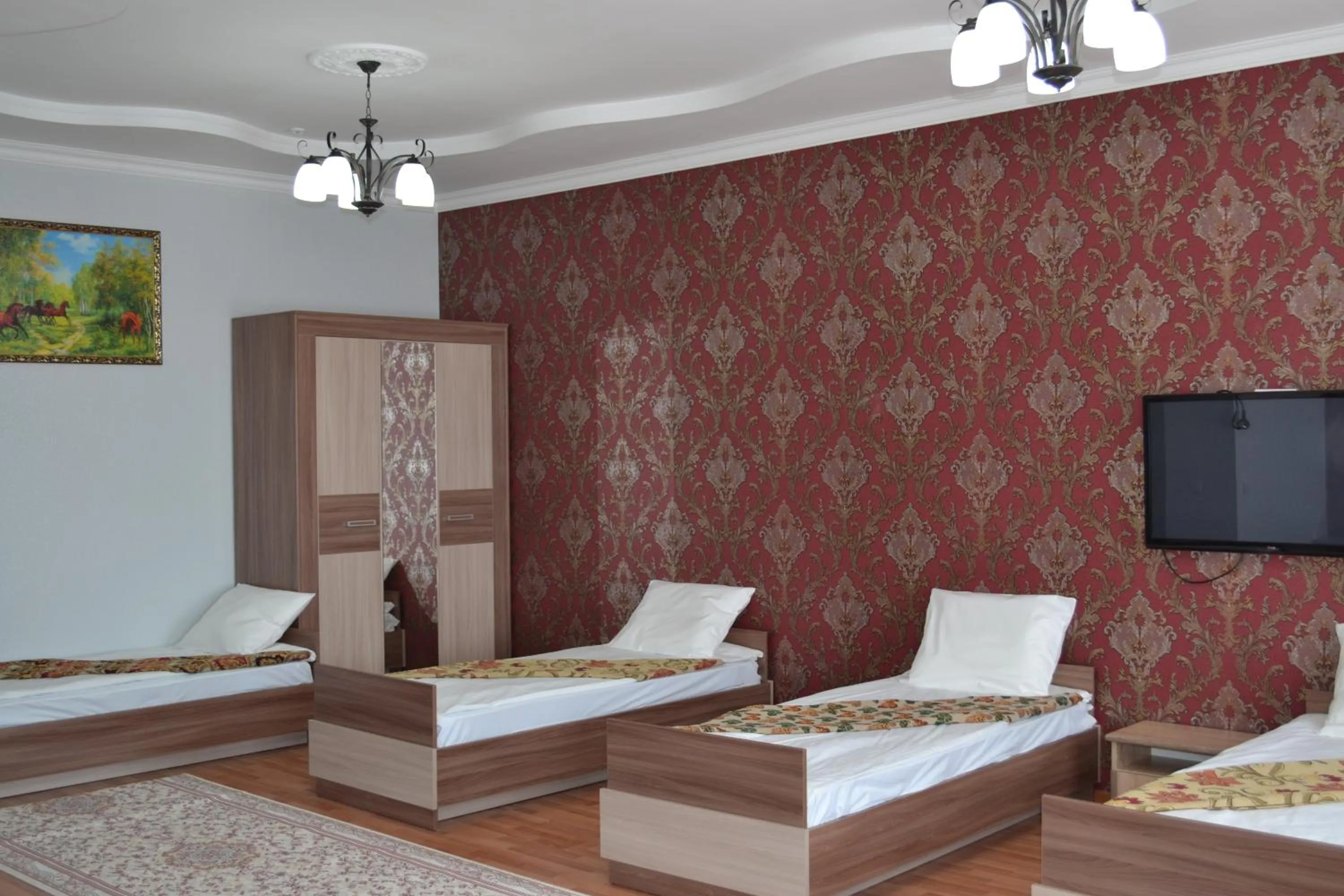 Bed in Hotel Alash