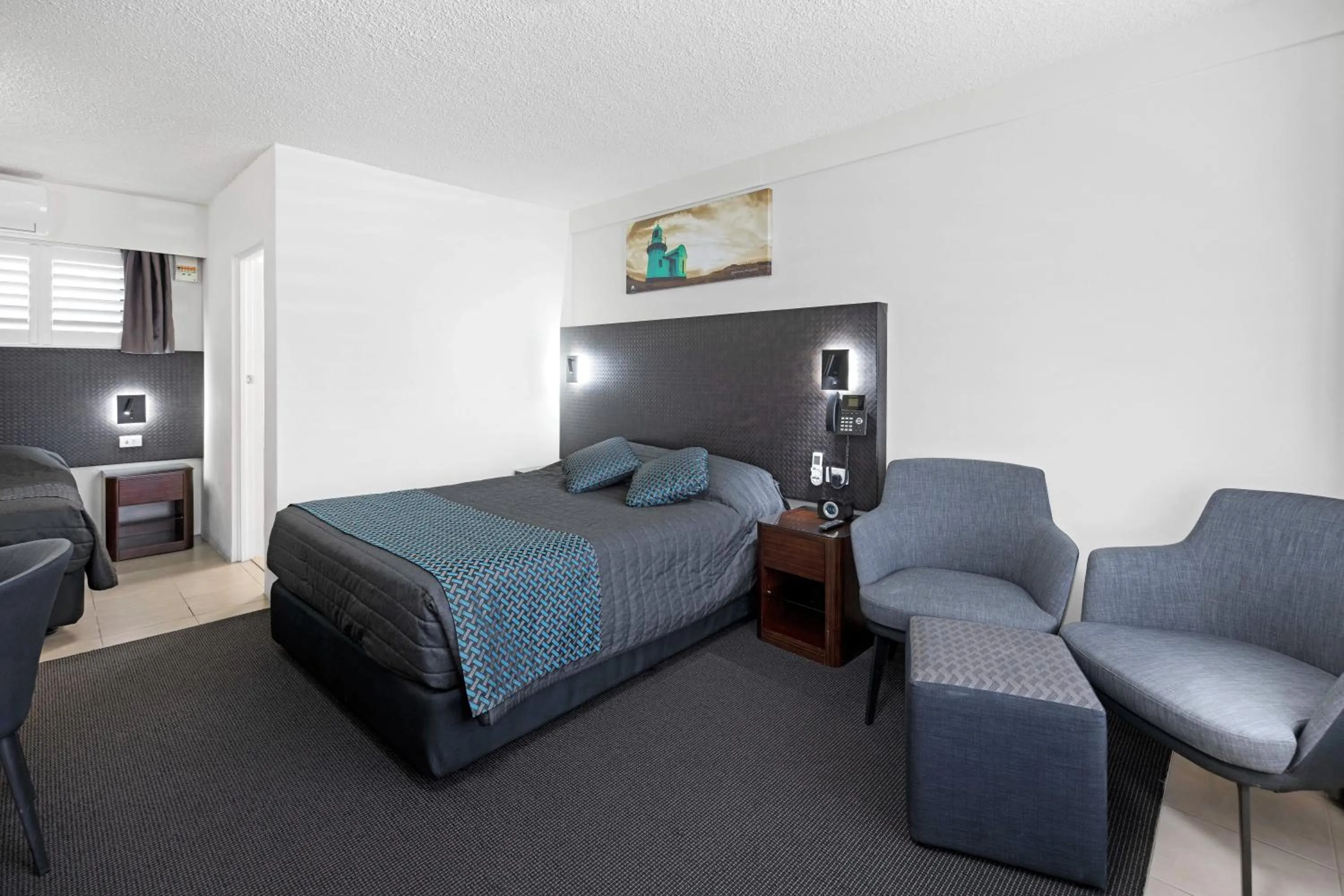 Bedroom, Bed in El Motor Inn