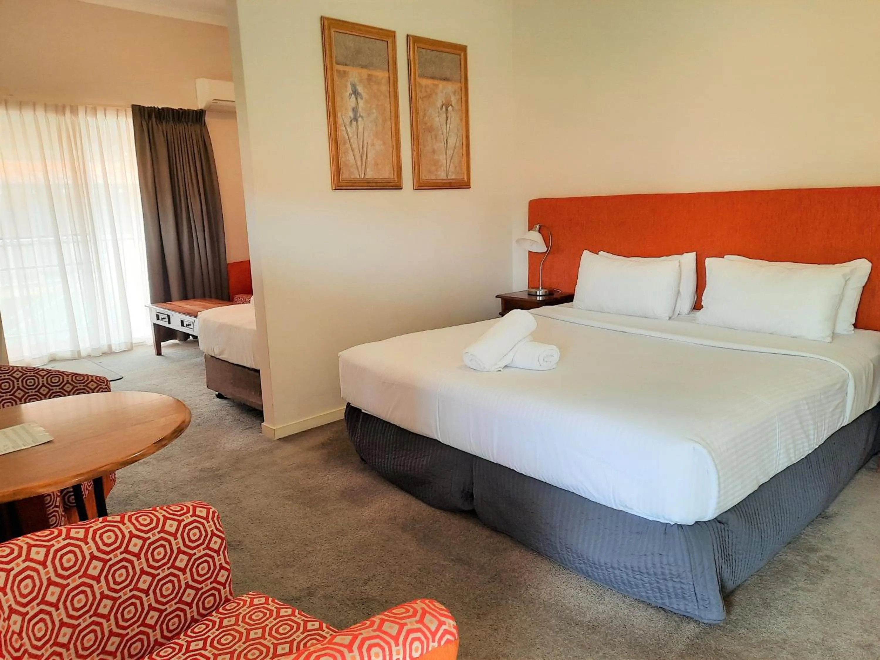 Bed in Higgins Lane Motel