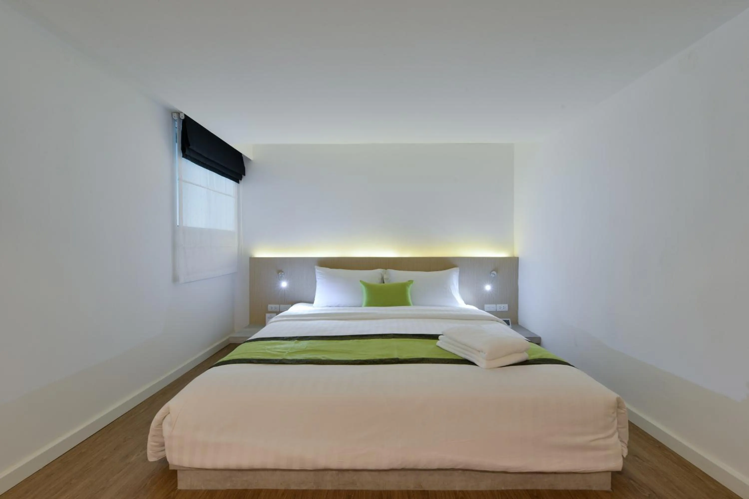 Bed in iCheck inn Sukhumvit 19