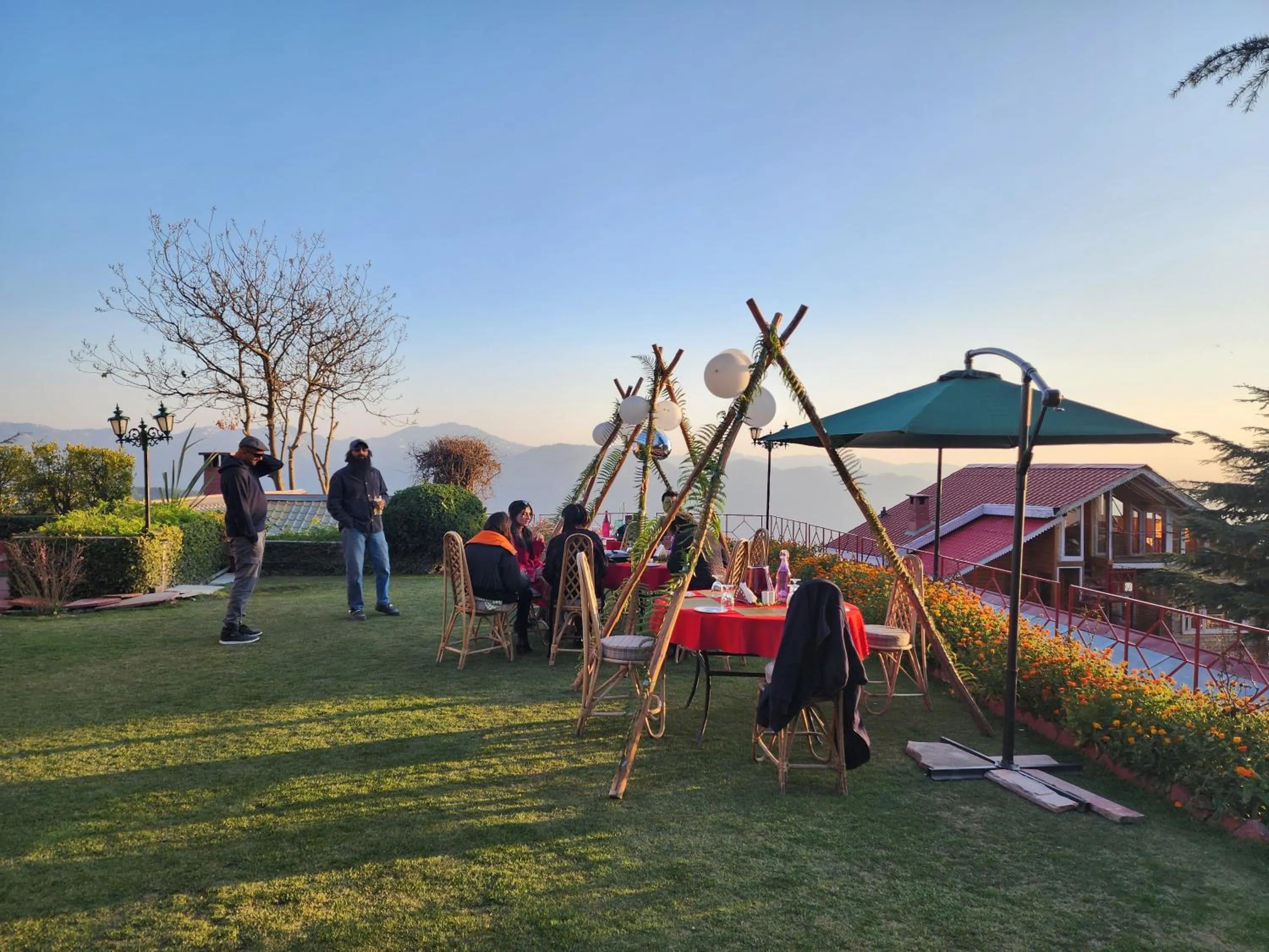 Garden in The Chalets Naldehra