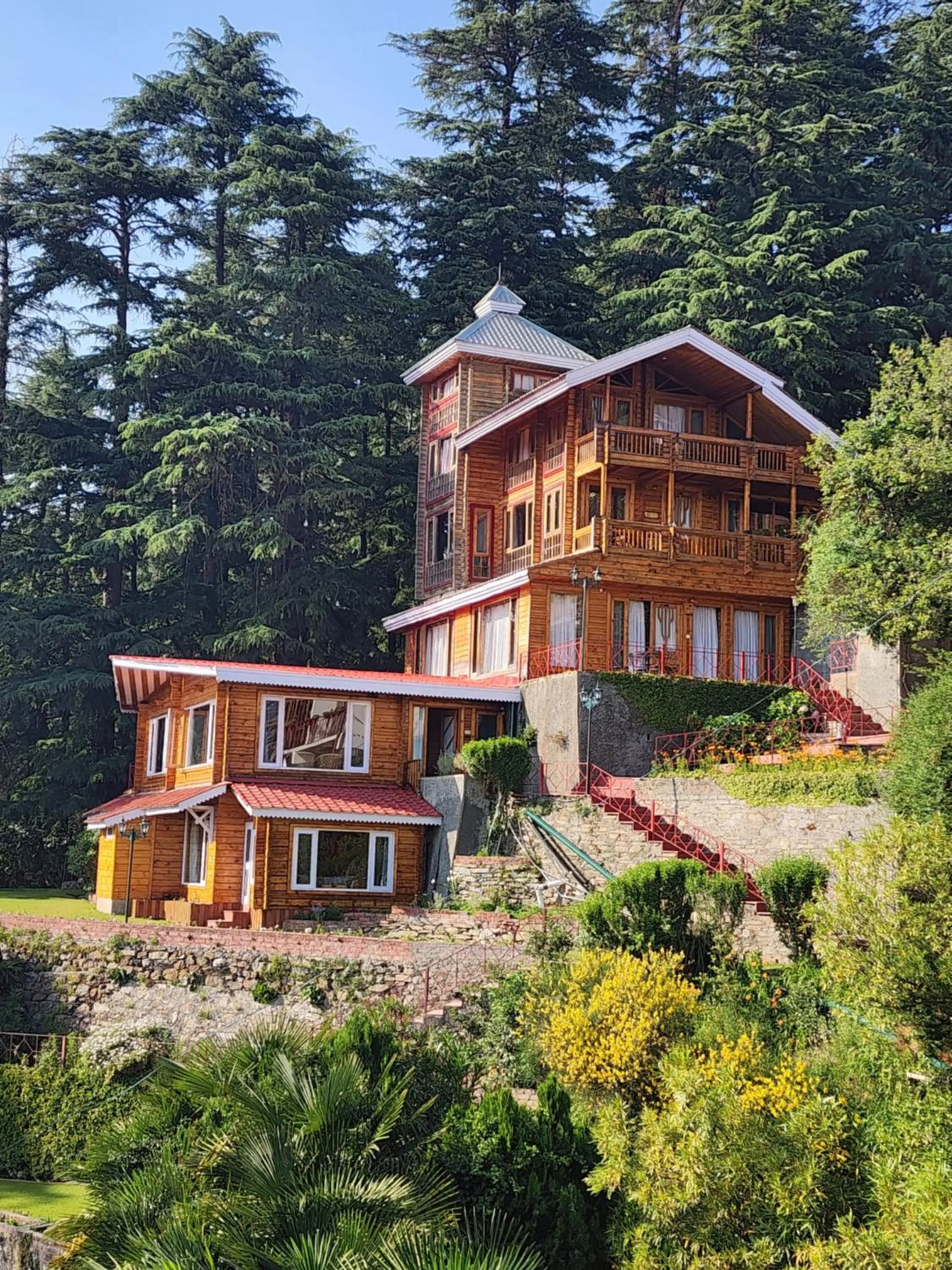 Property building in The Chalets Naldehra