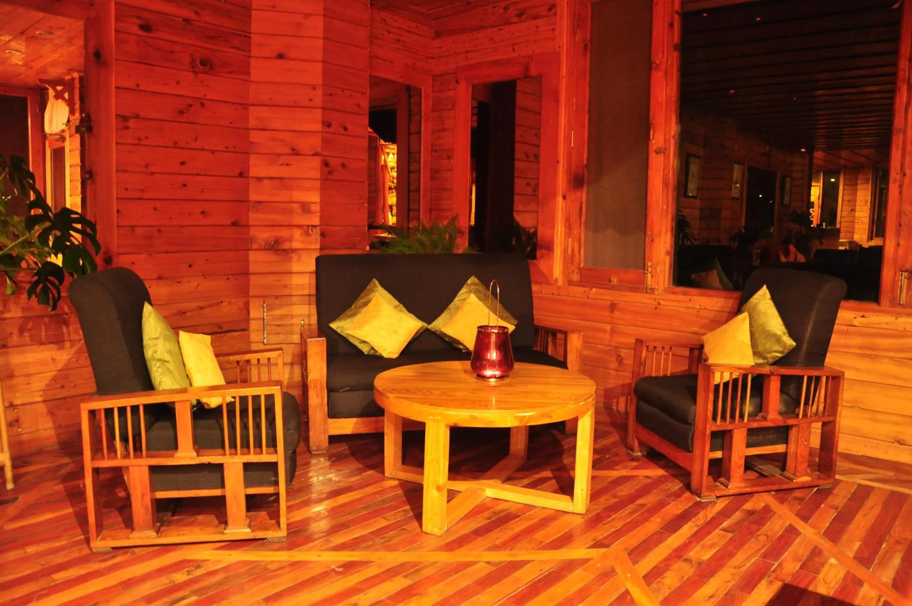 Seating area in The Chalets Naldehra