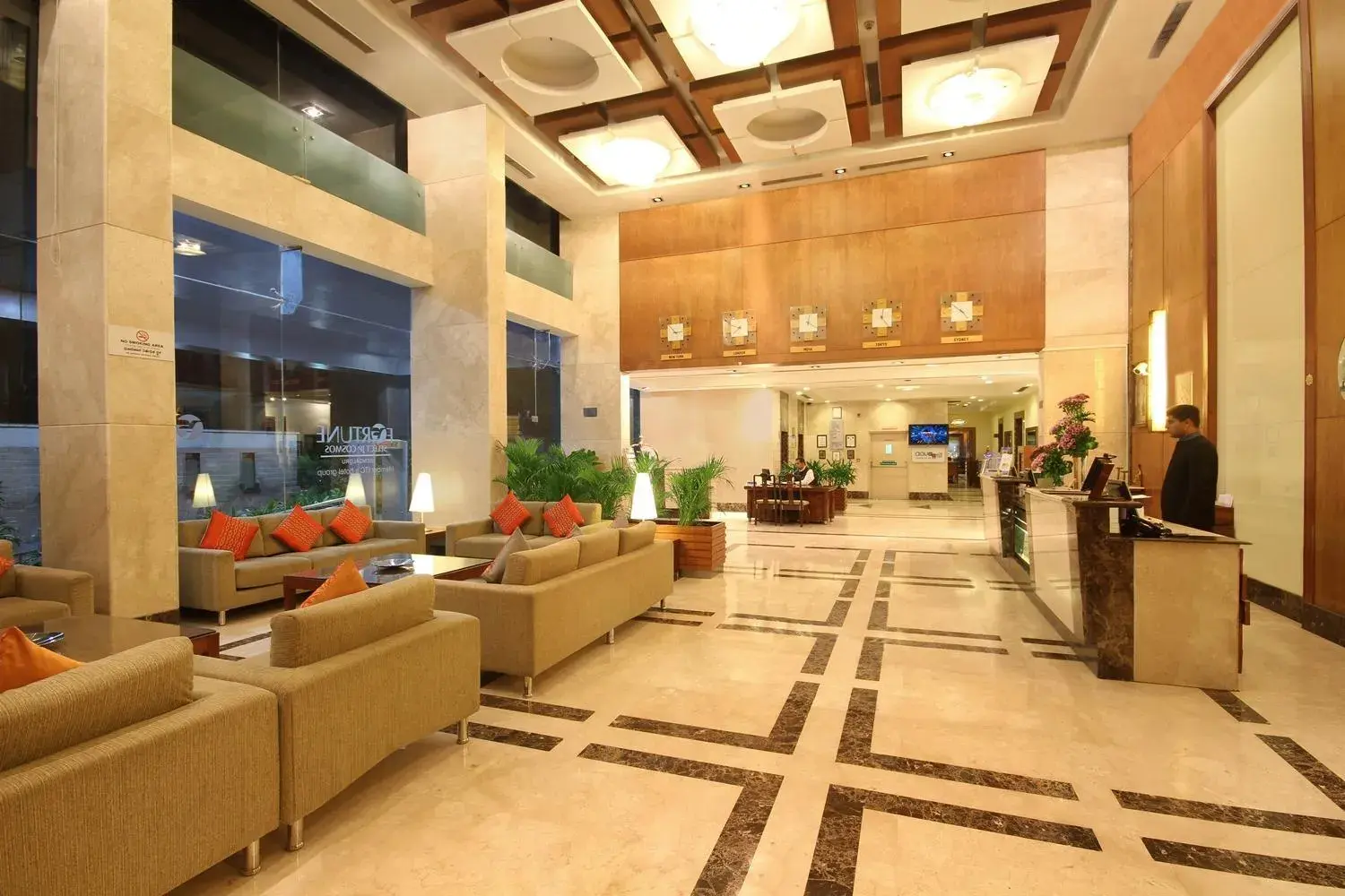 Lobby or reception in Fortune Select JP Cosmos, Bengaluru - Member ITC Hotels' Group Lobby or reception in Fortune Select JP Cosmos, Bengaluru - Member ITC Hotels' Group