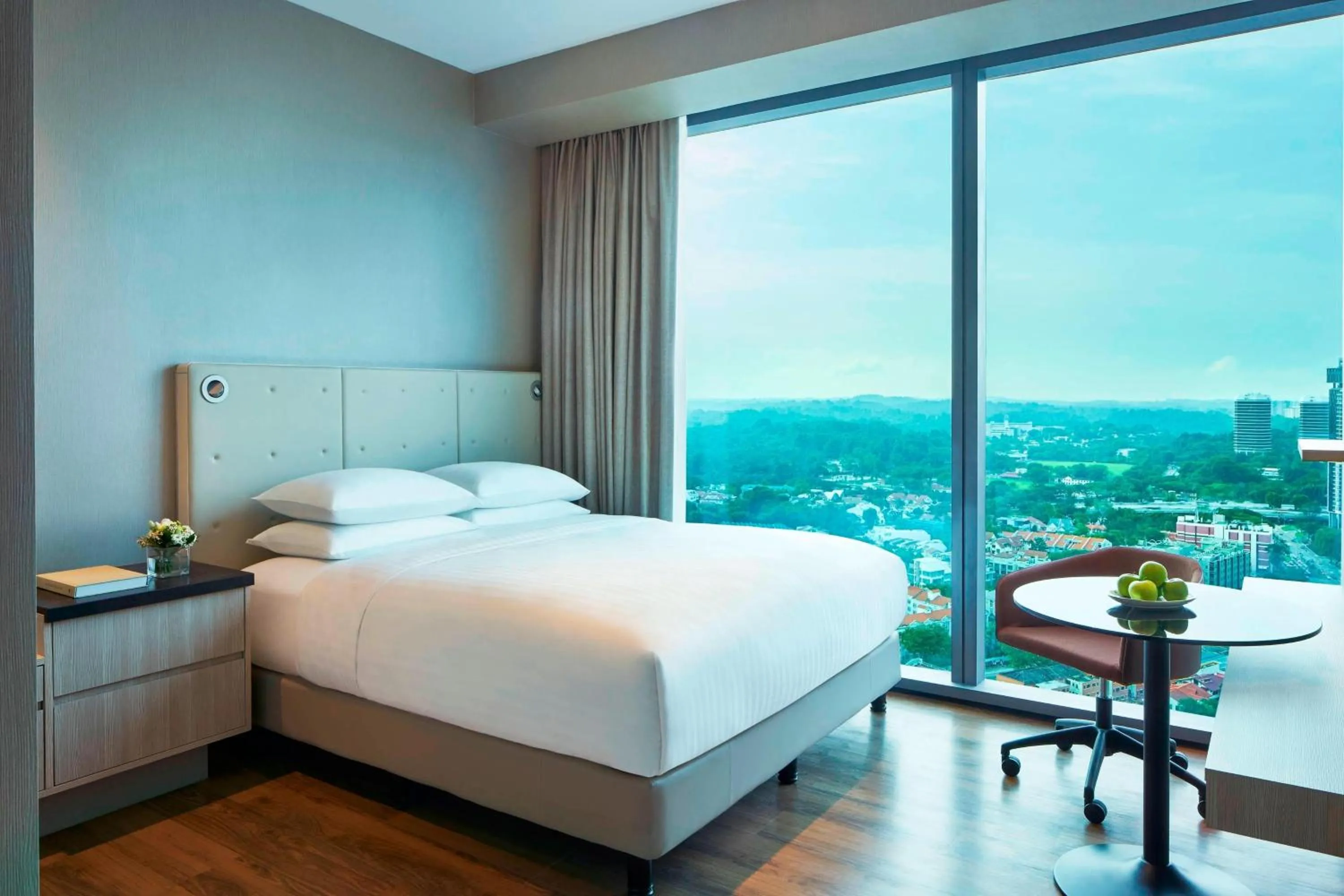 Photo of the whole room, Bed in Courtyard by Marriott Singapore Novena