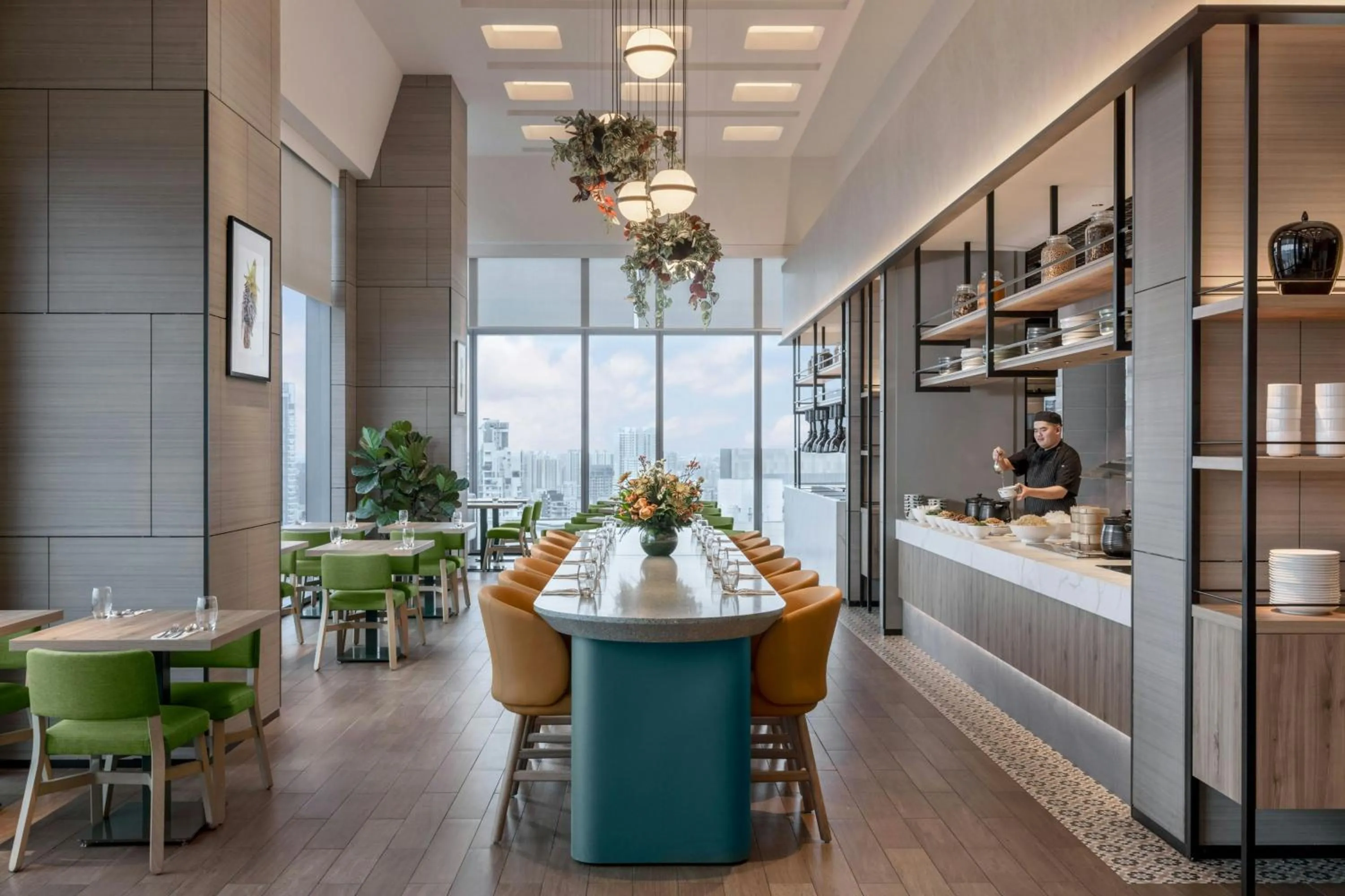 Restaurant/places to eat in Courtyard by Marriott Singapore Novena