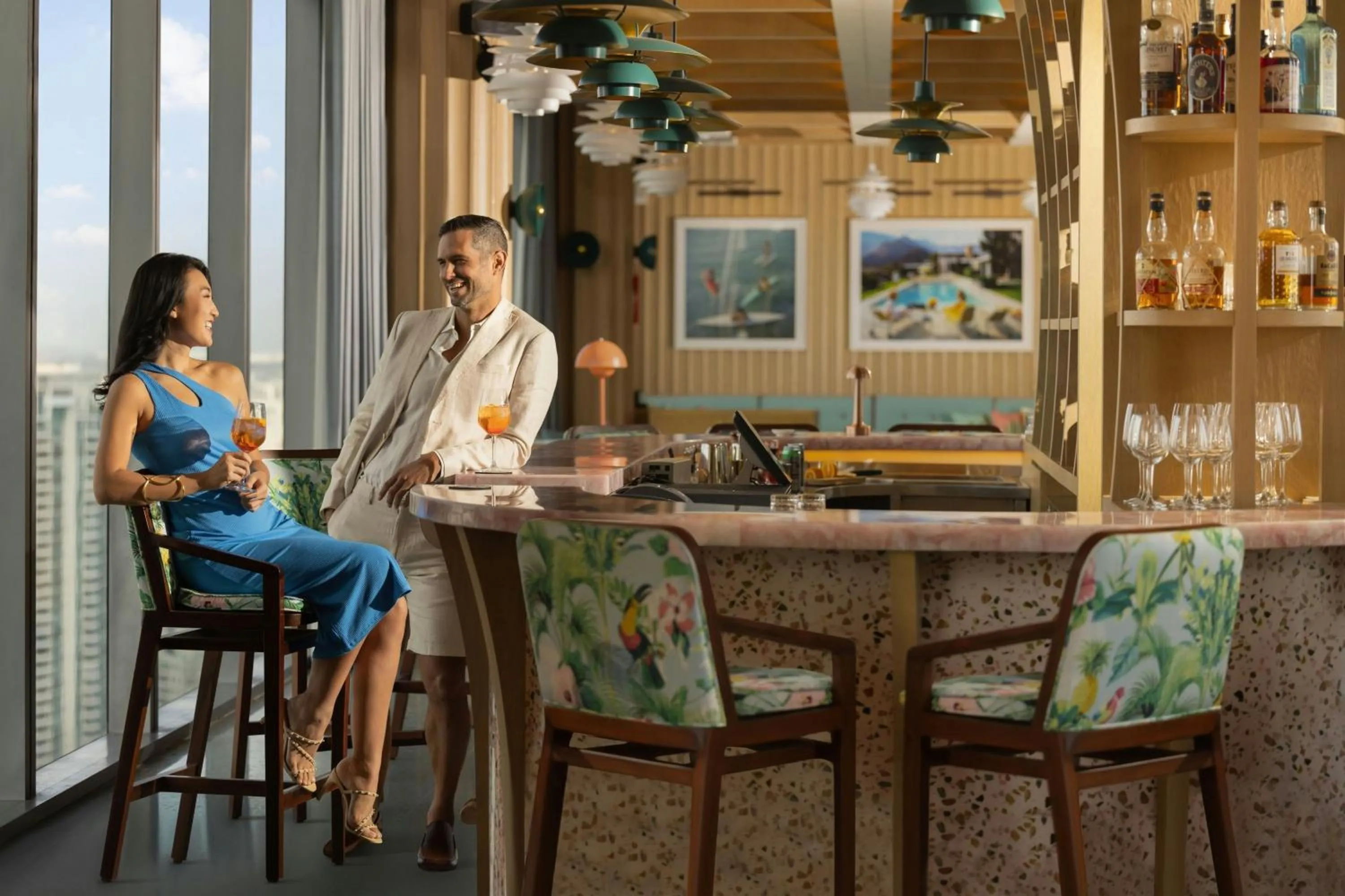 Lounge or bar in Courtyard by Marriott Singapore Novena