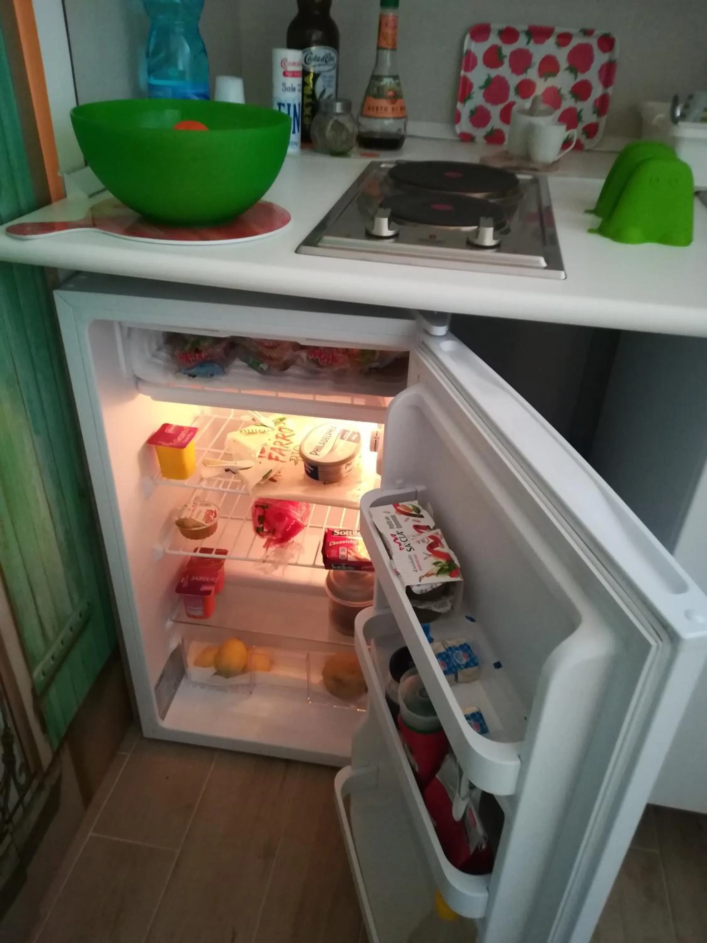 Kitchen or kitchenette in B&B Villa Jasiga