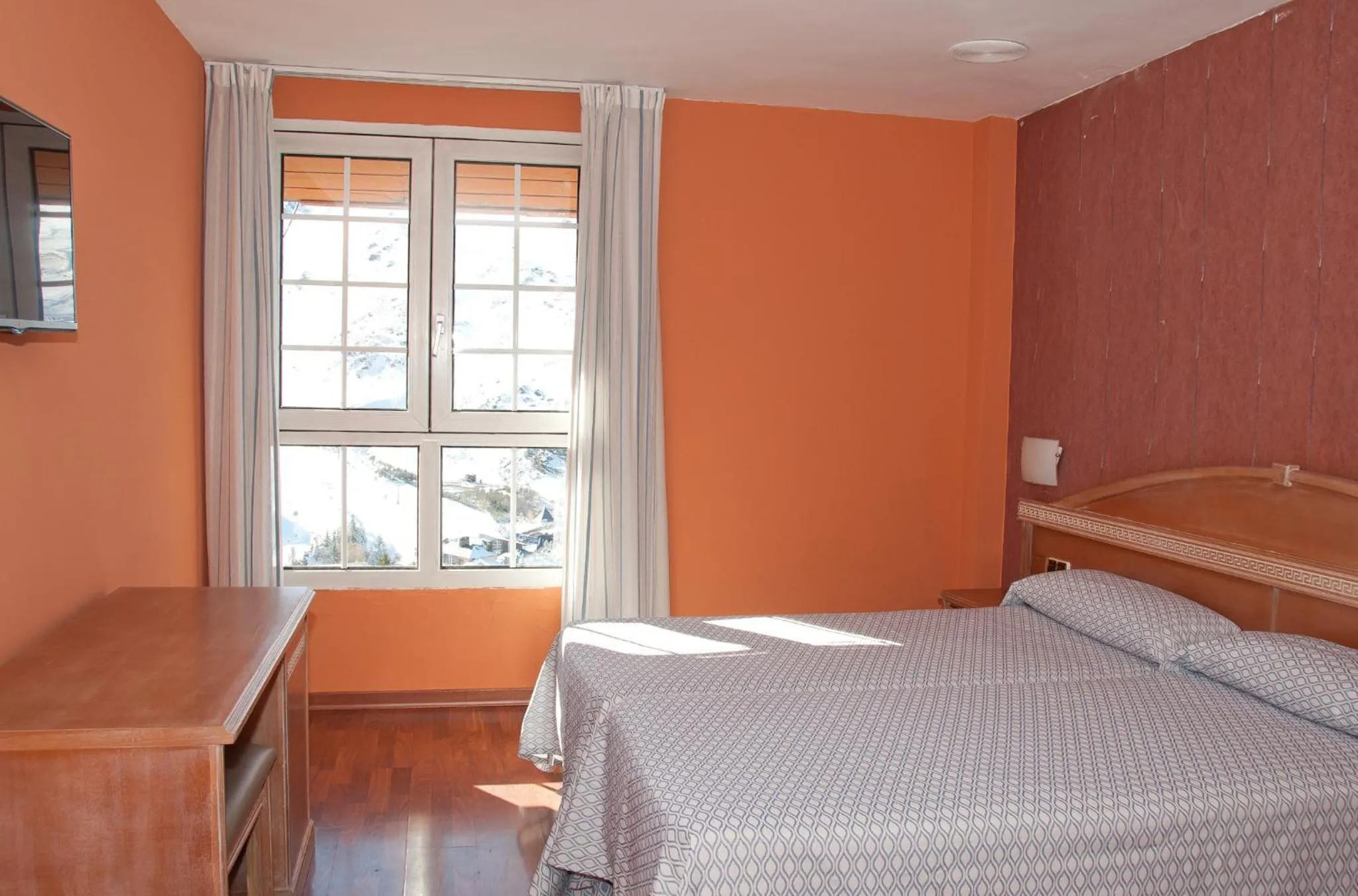 Bed in Hotel Reino Nevado