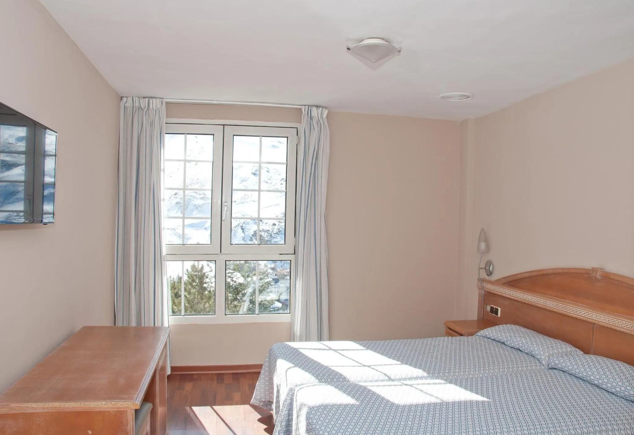 Bed in Hotel Reino Nevado