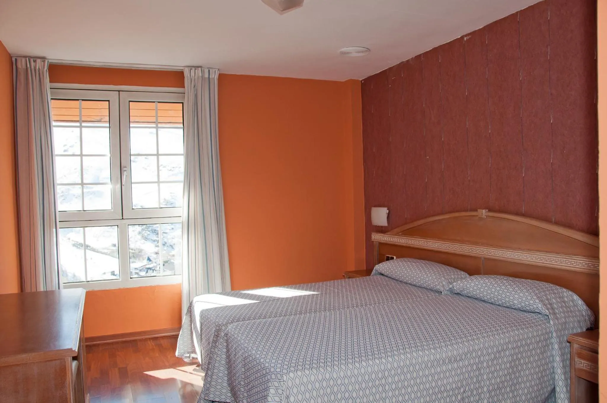 Bed in Hotel Reino Nevado