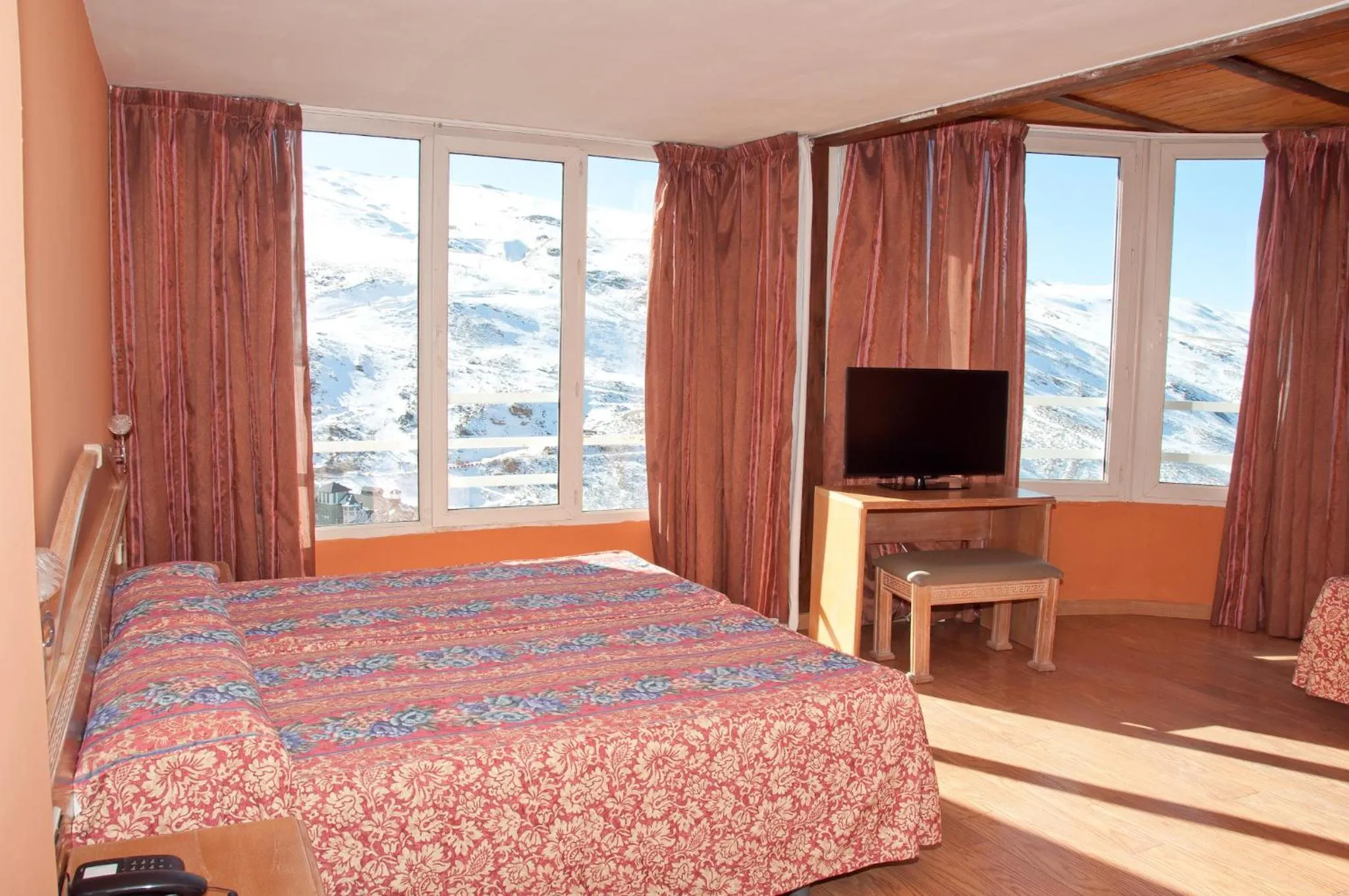 Bed in Hotel Reino Nevado