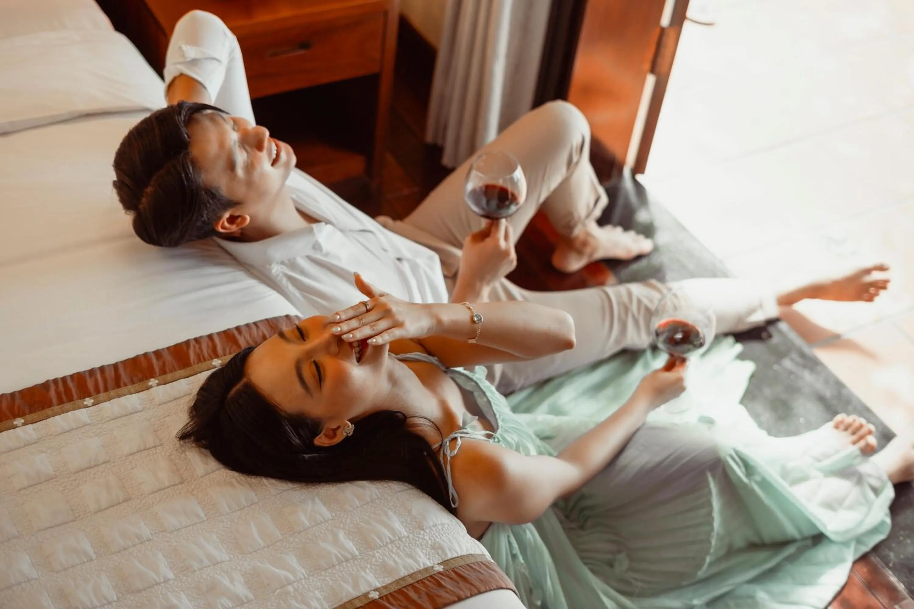 Bed in Son Tra Beach Resort & Spa Danang