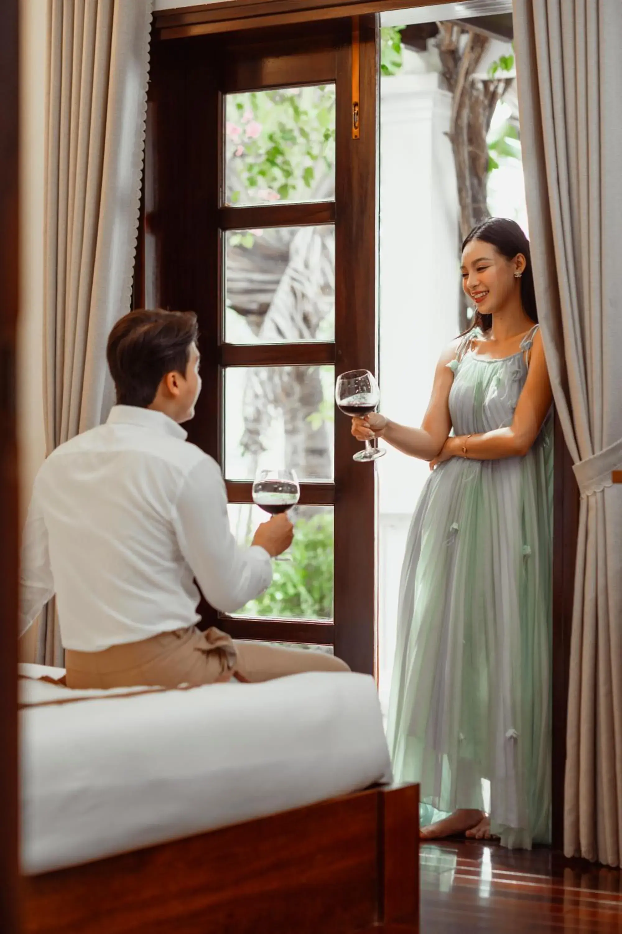 Bed in Son Tra Beach Resort & Spa Danang Bed in Son Tra Beach Resort & Spa Danang