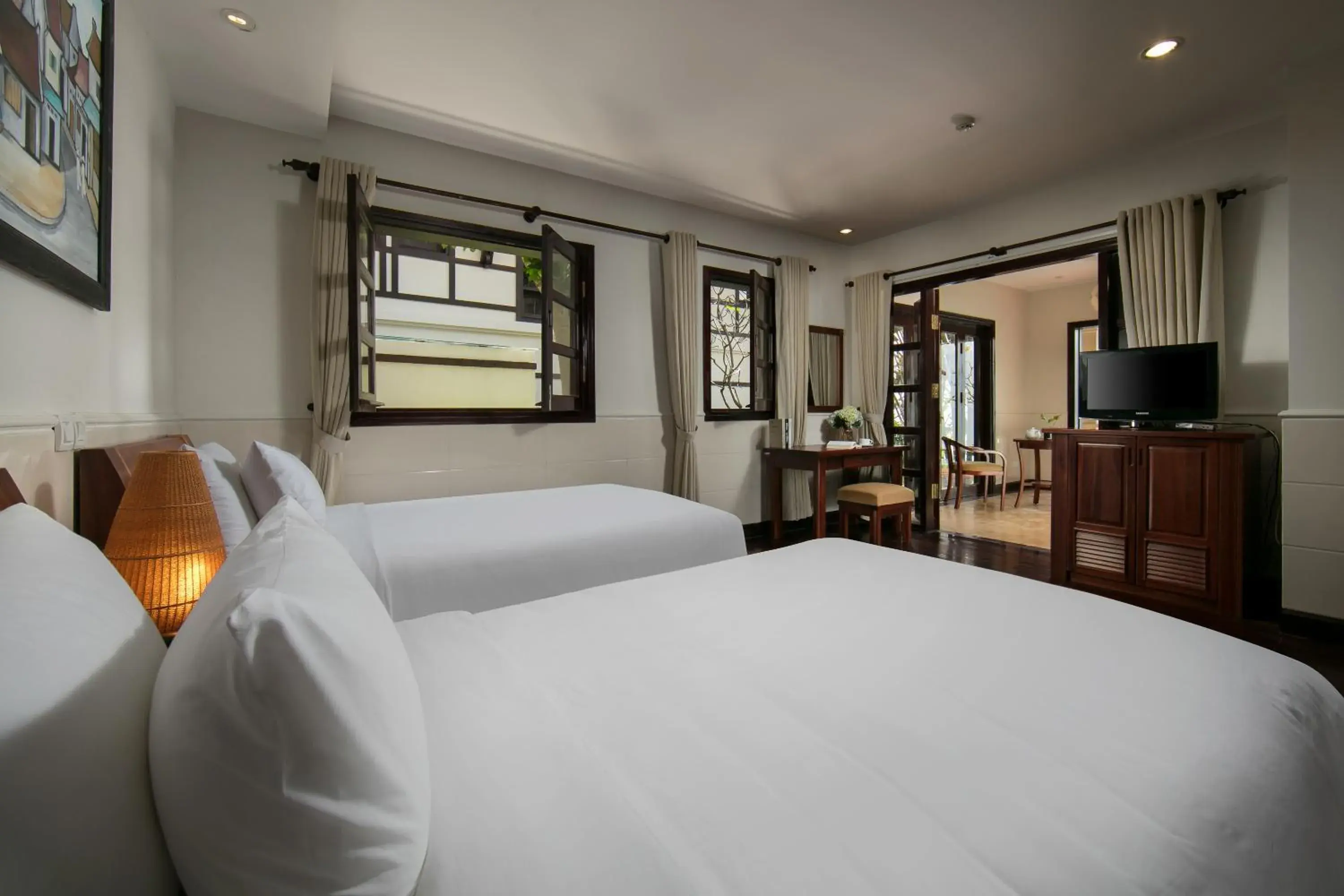 Property building, Bed in Son Tra Beach Resort & Spa Danang Property building, Bed in Son Tra Beach Resort & Spa Danang