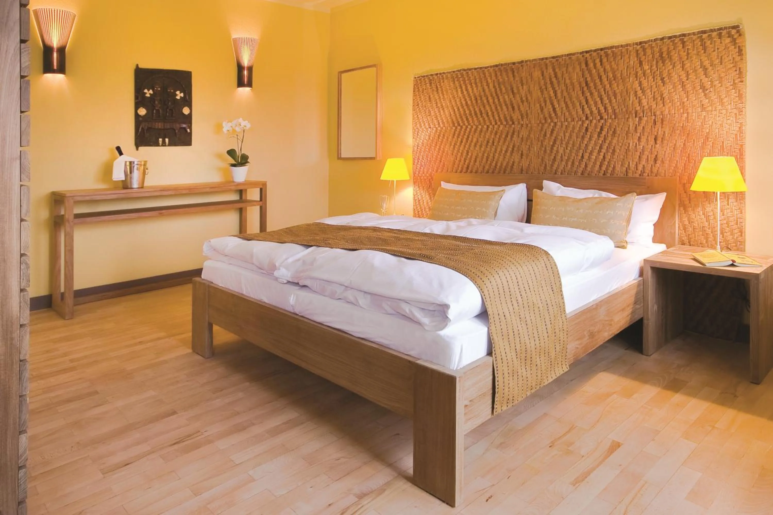 Bed in Hotel Viva Sky