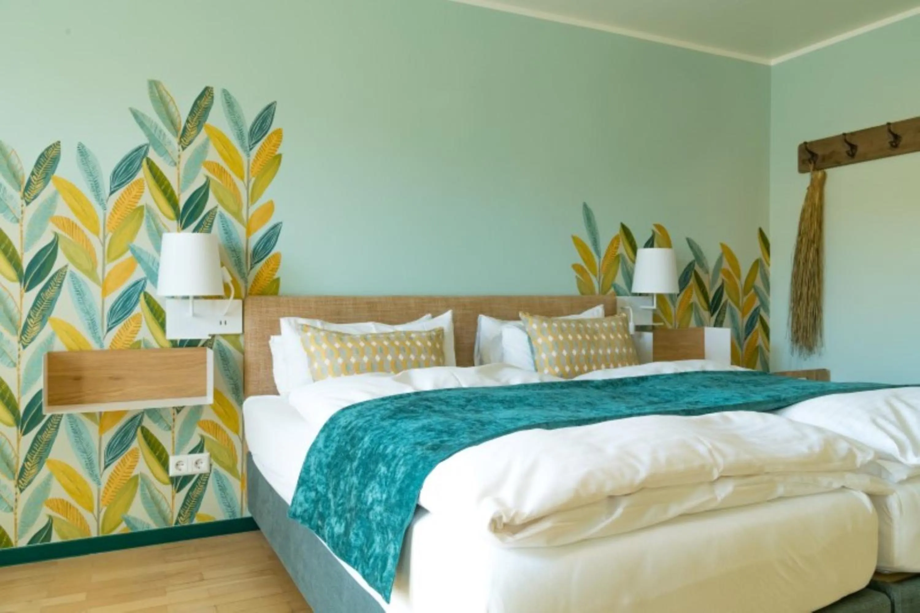 Bed in Hotel Viva Sky