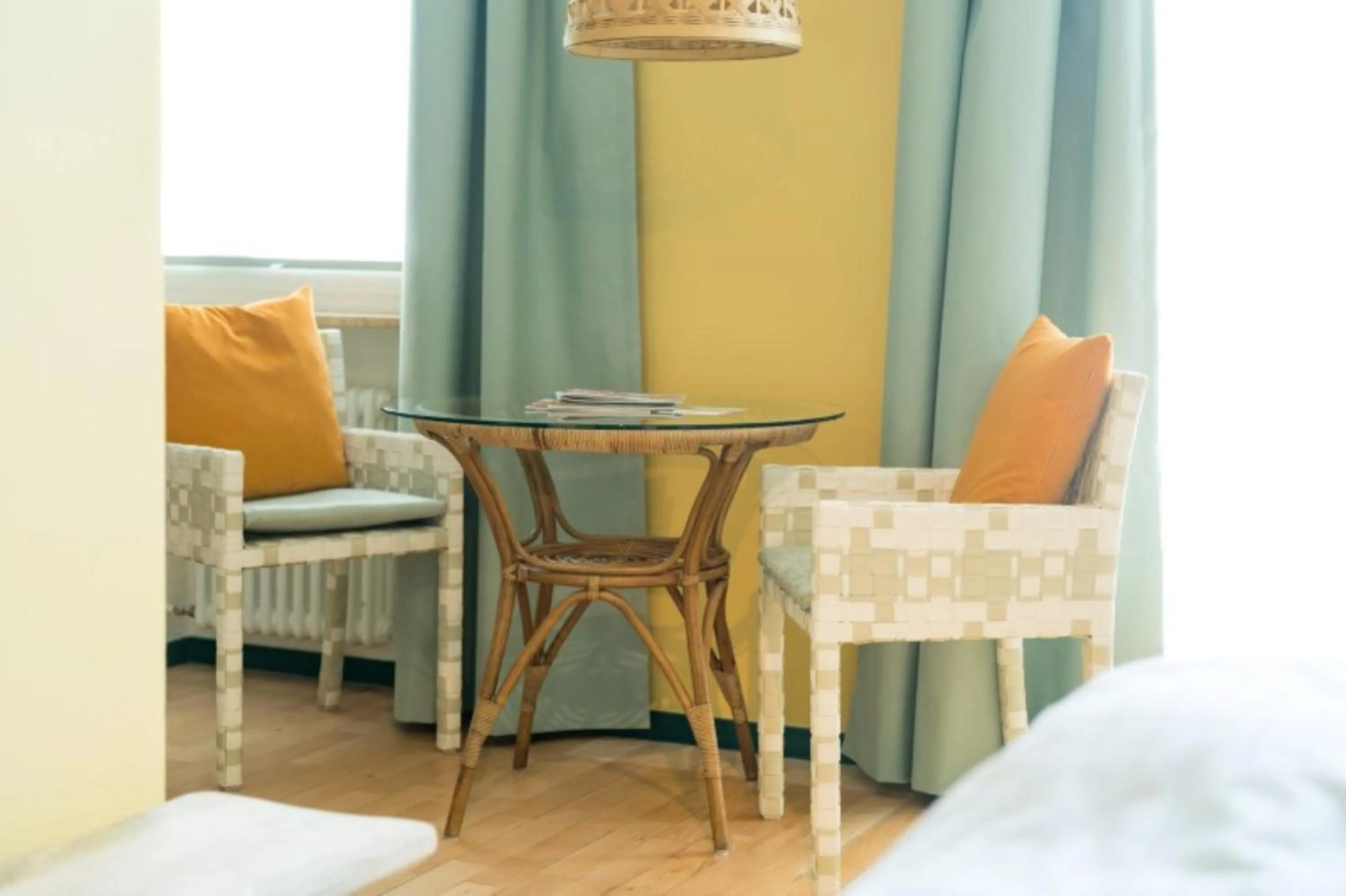 Seating area, Bed in Hotel Viva Sky