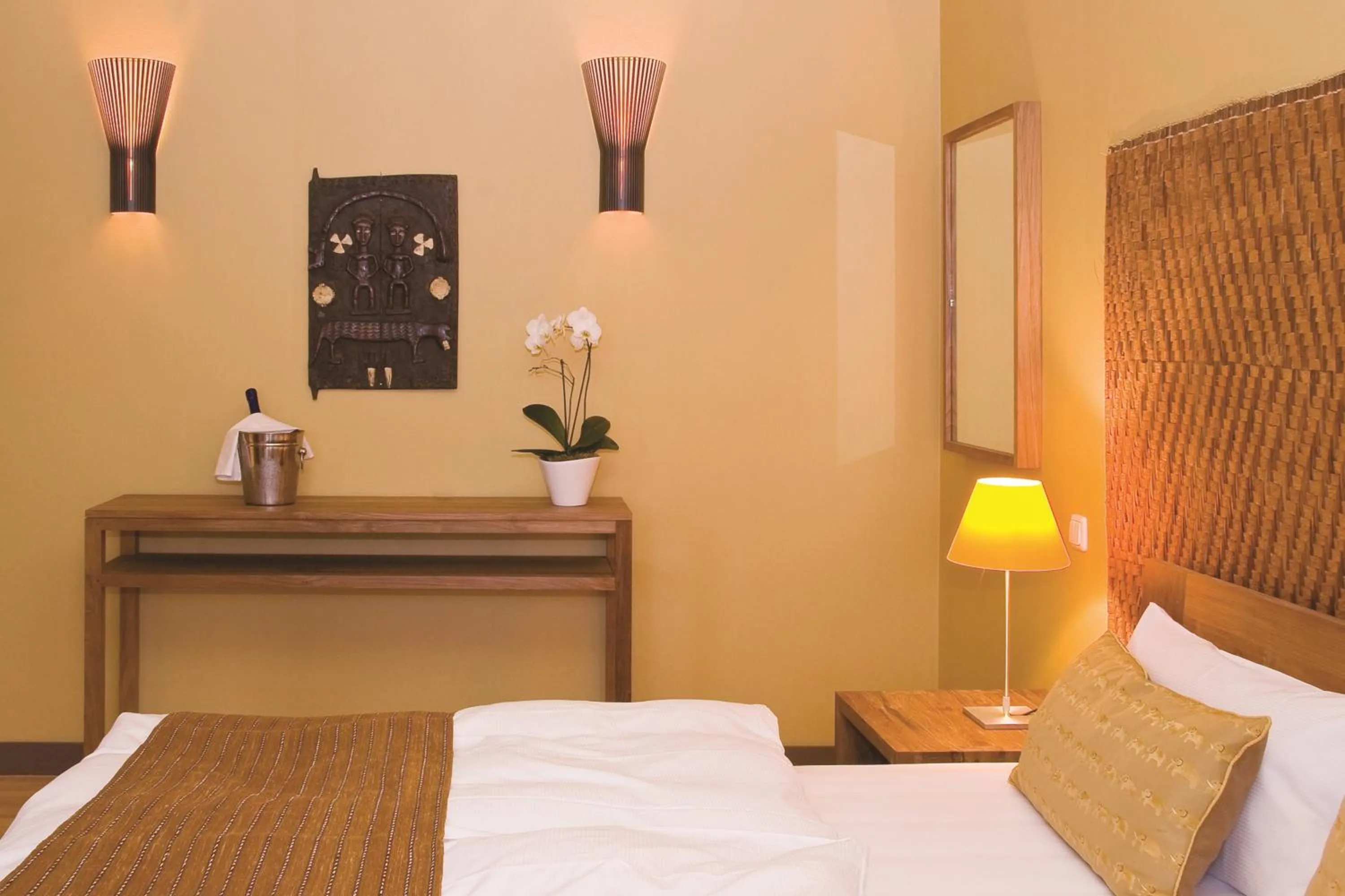 Bed in Hotel Viva Sky