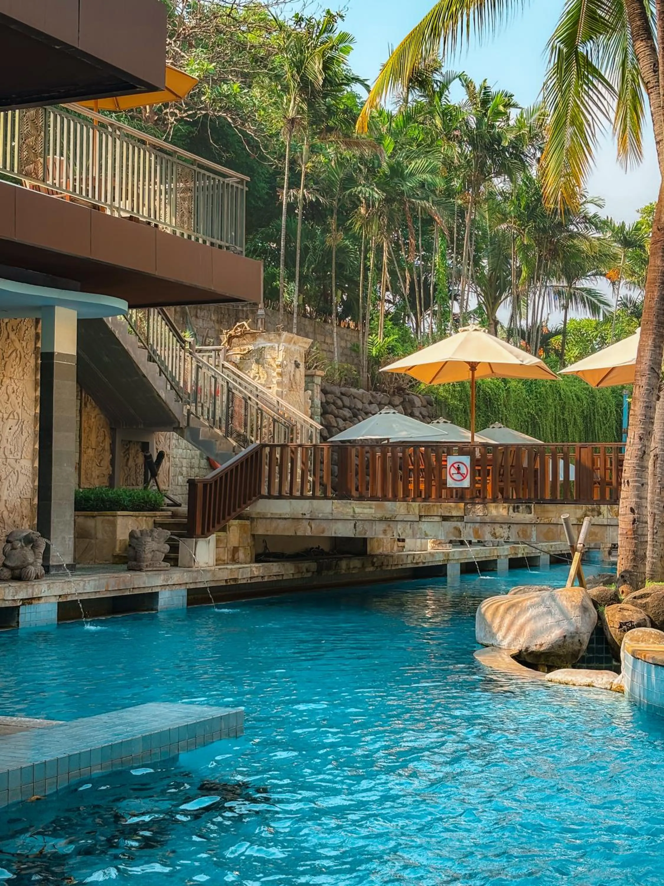 Swimming pool in Kuta Paradiso Hotel