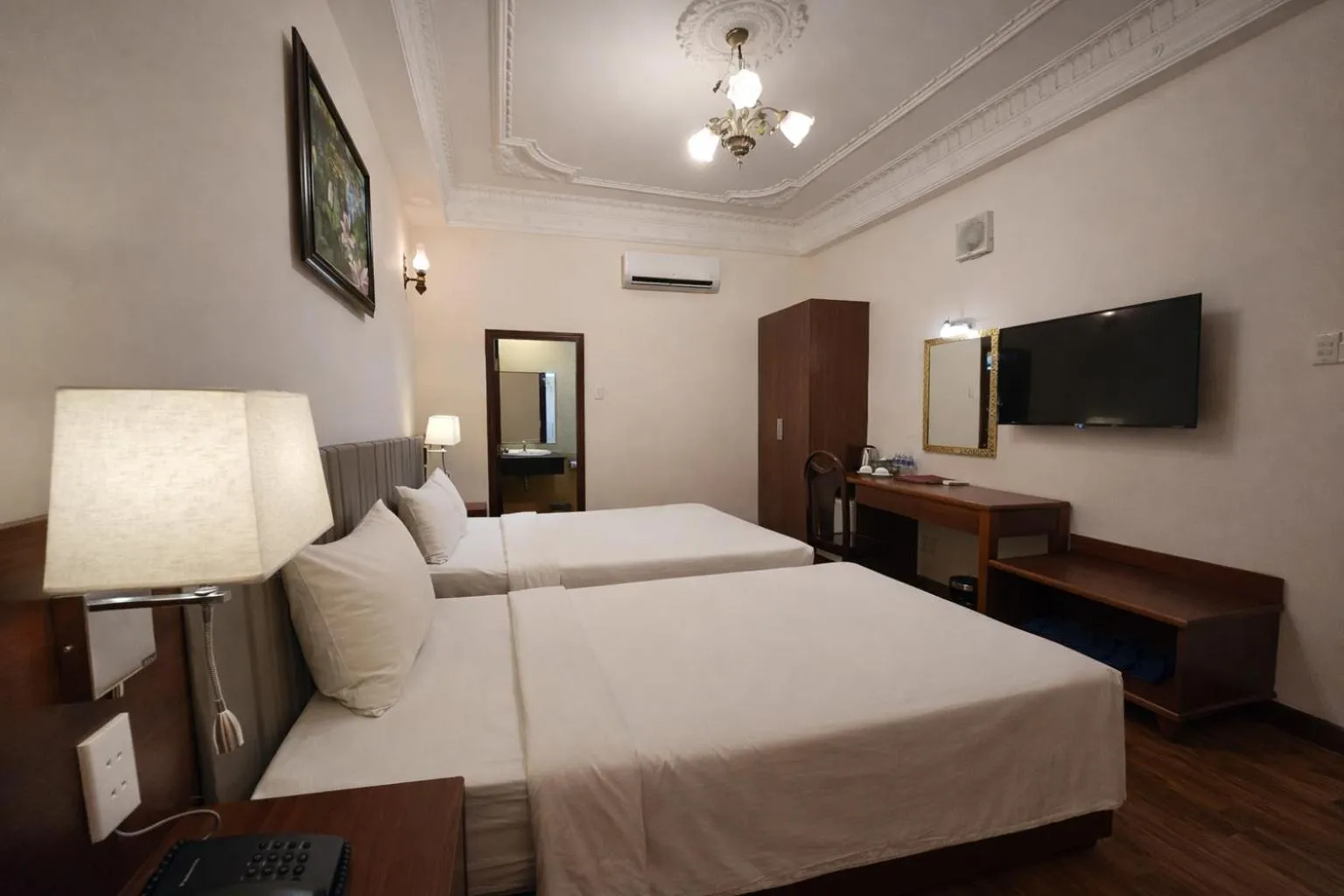 Bed in Bon Ami Hotel - Thiên Xuân Hotel