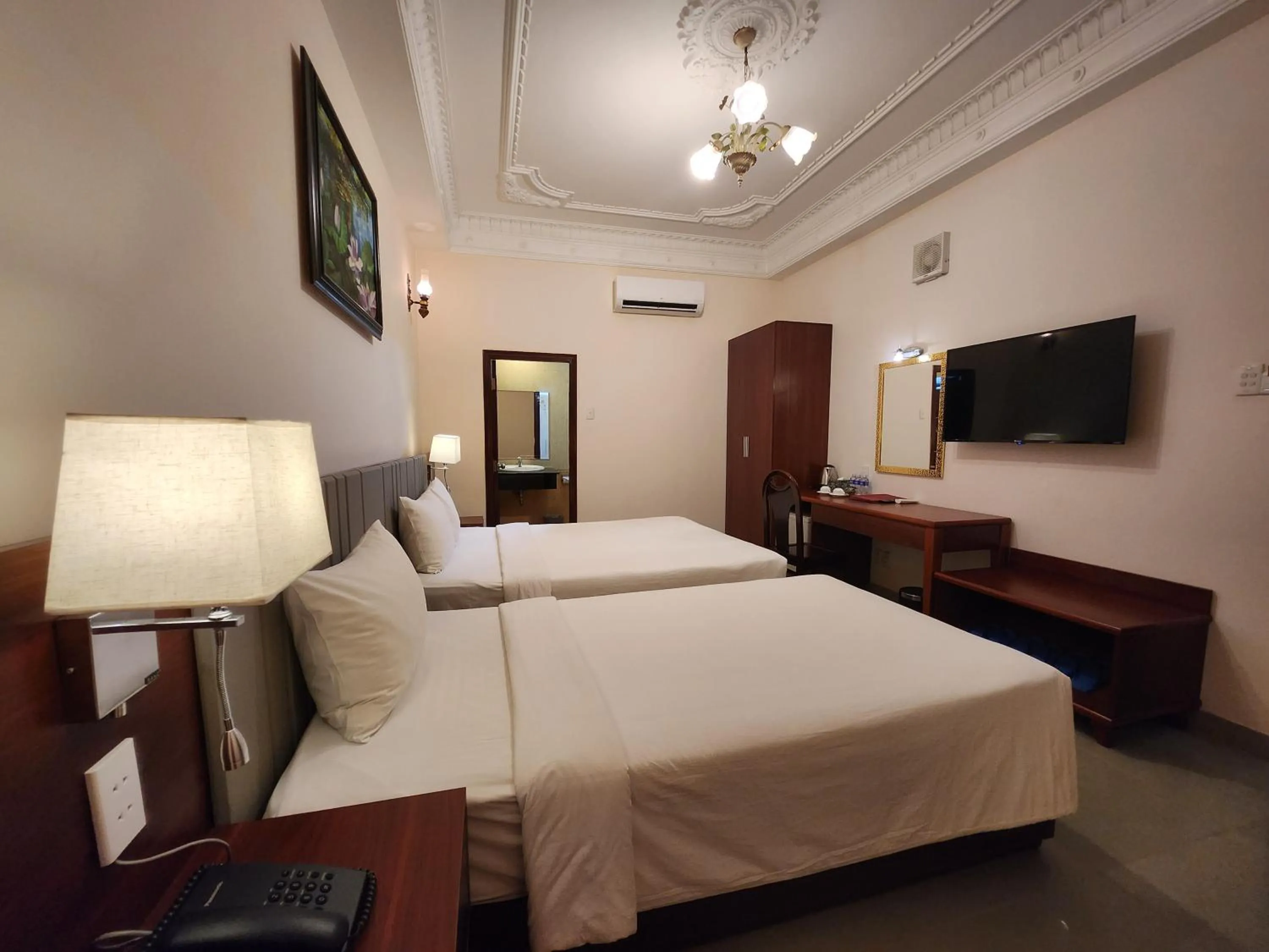 Bed in Bon Ami Hotel - Thiên Xuân Hotel