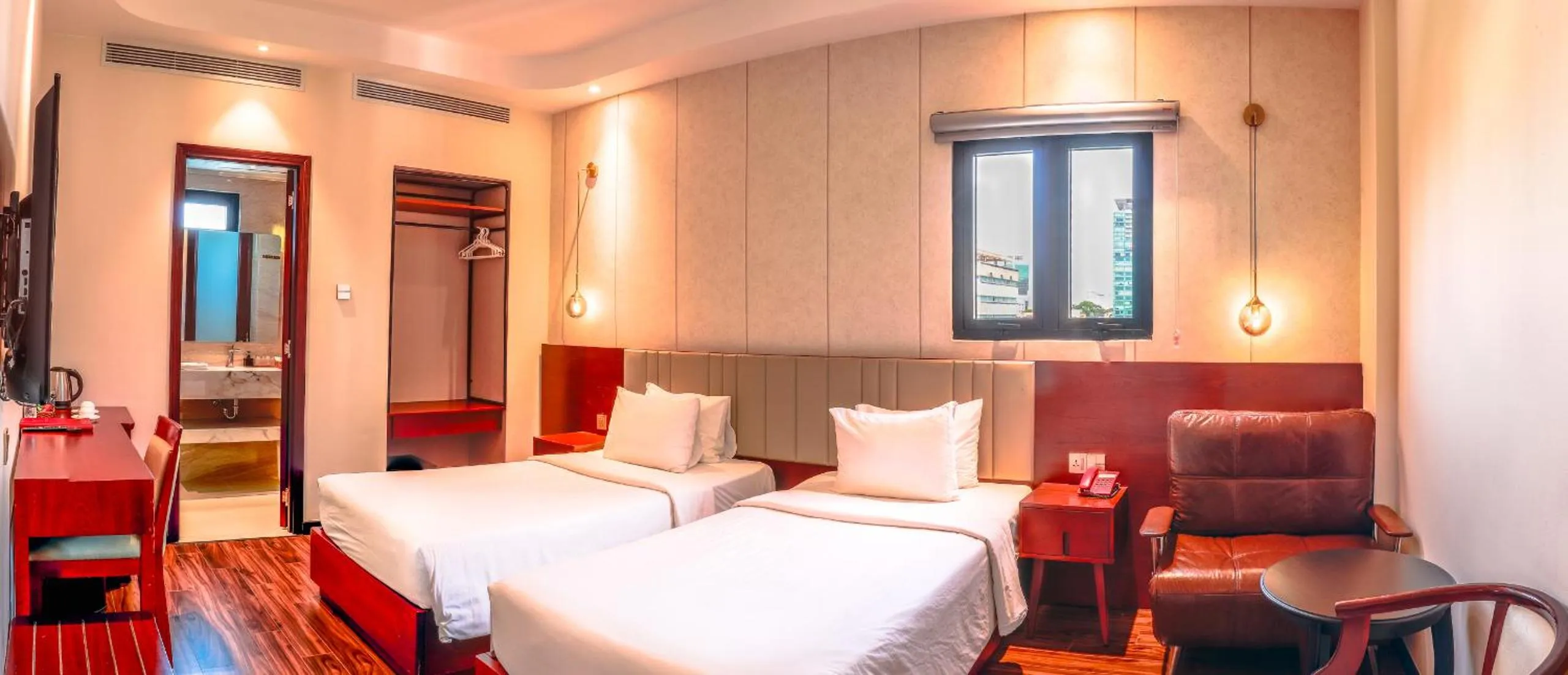 Bed in Bon Ami Hotel - Thiên Xuân Hotel