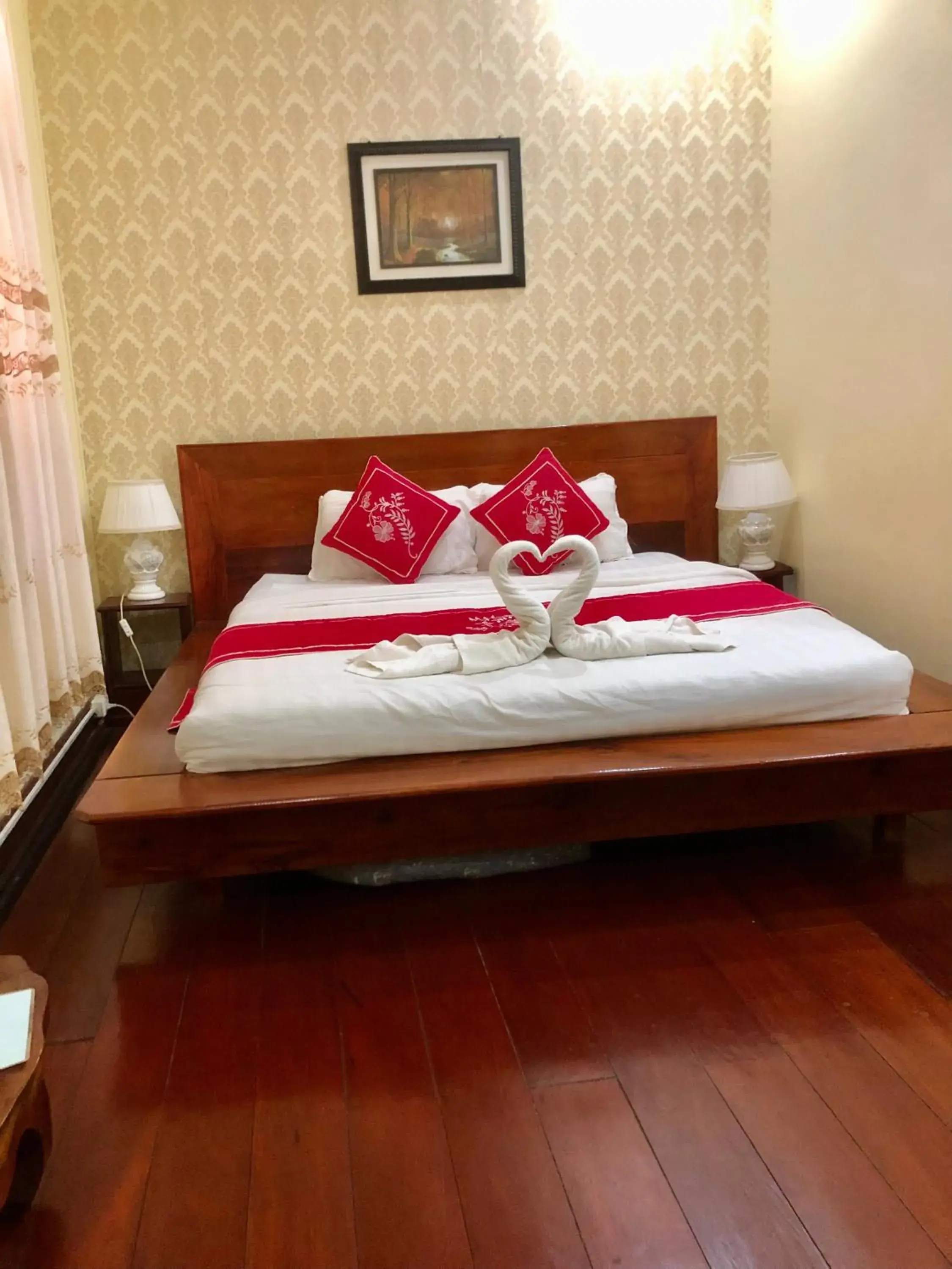 Bed in Villa Phathana Boutique Hotel Bed in Villa Phathana Boutique Hotel