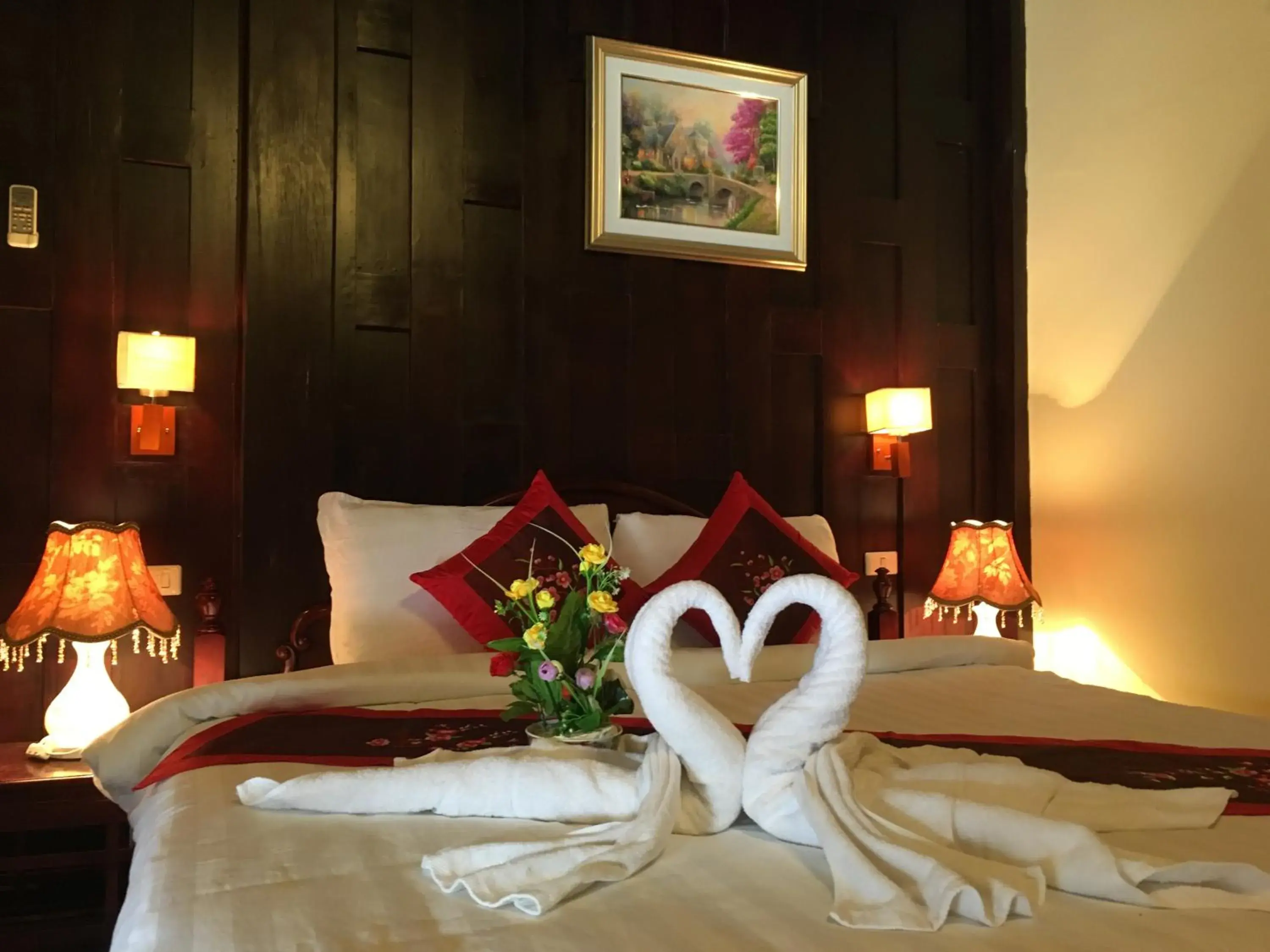 Garden view, Bed in Villa Phathana Boutique Hotel Garden view, Bed in Villa Phathana Boutique Hotel