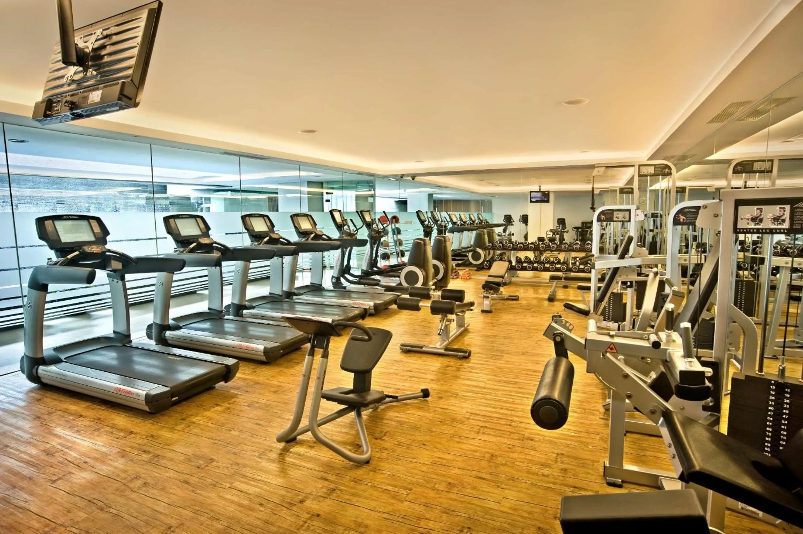 Fitness centre/facilities in Hilton Bandung
