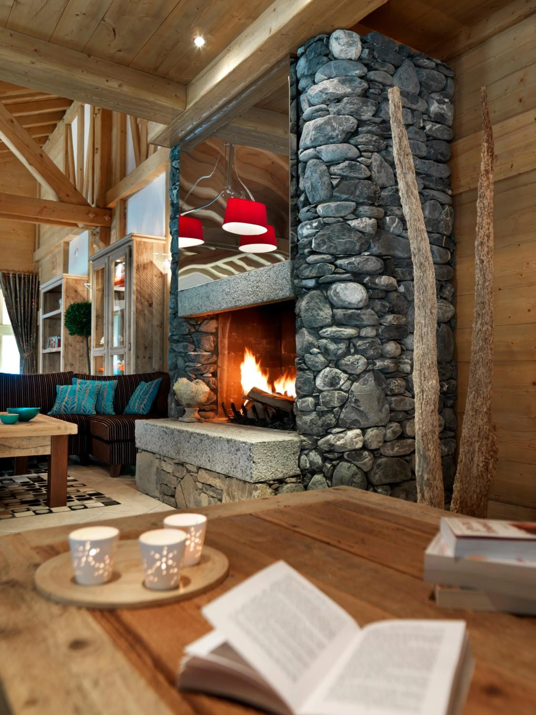 Lobby or reception in CGH Résidences & Spas La Reine des Prés