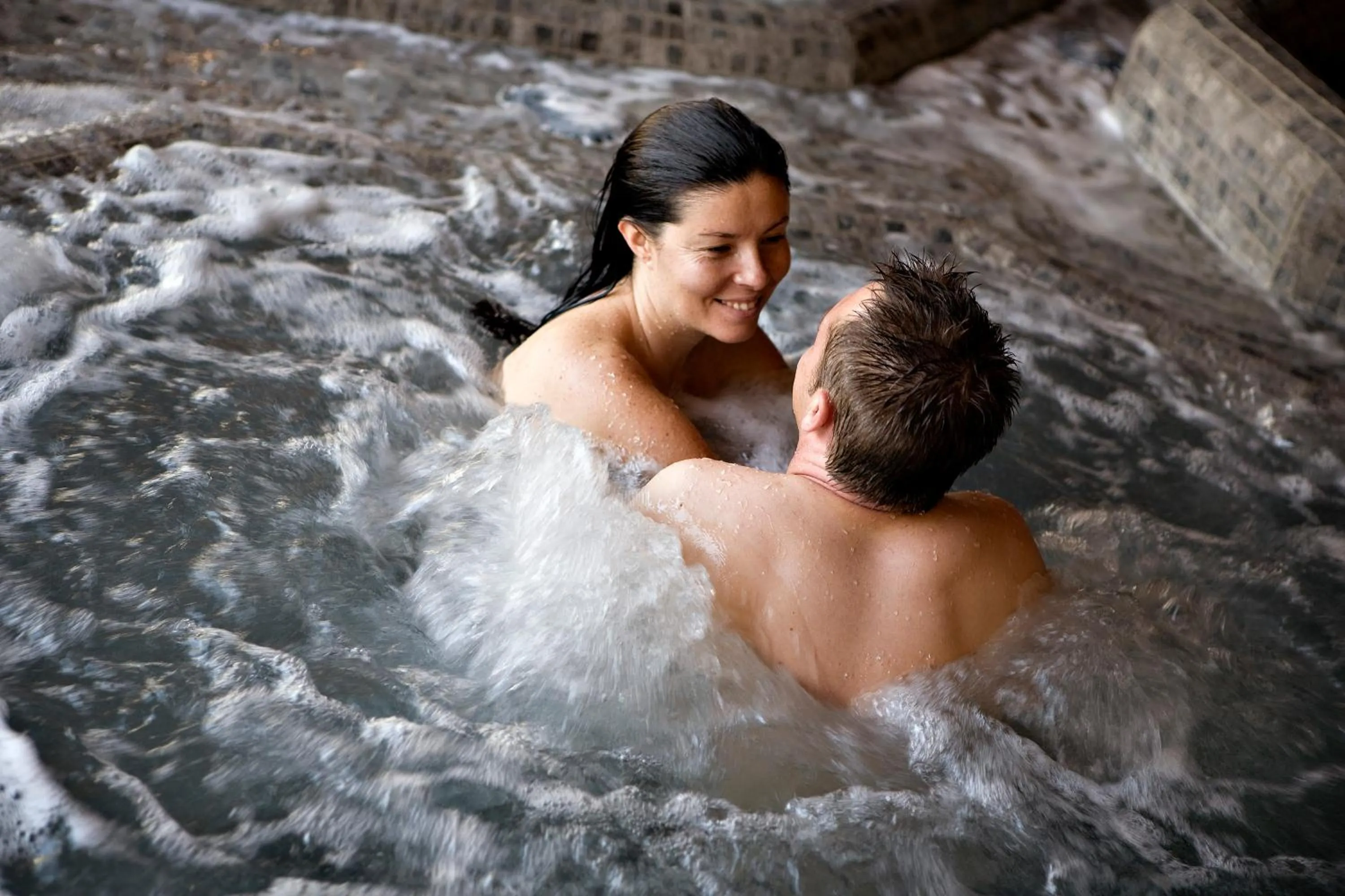 Hot Tub in CGH Résidences & Spas La Reine des Prés