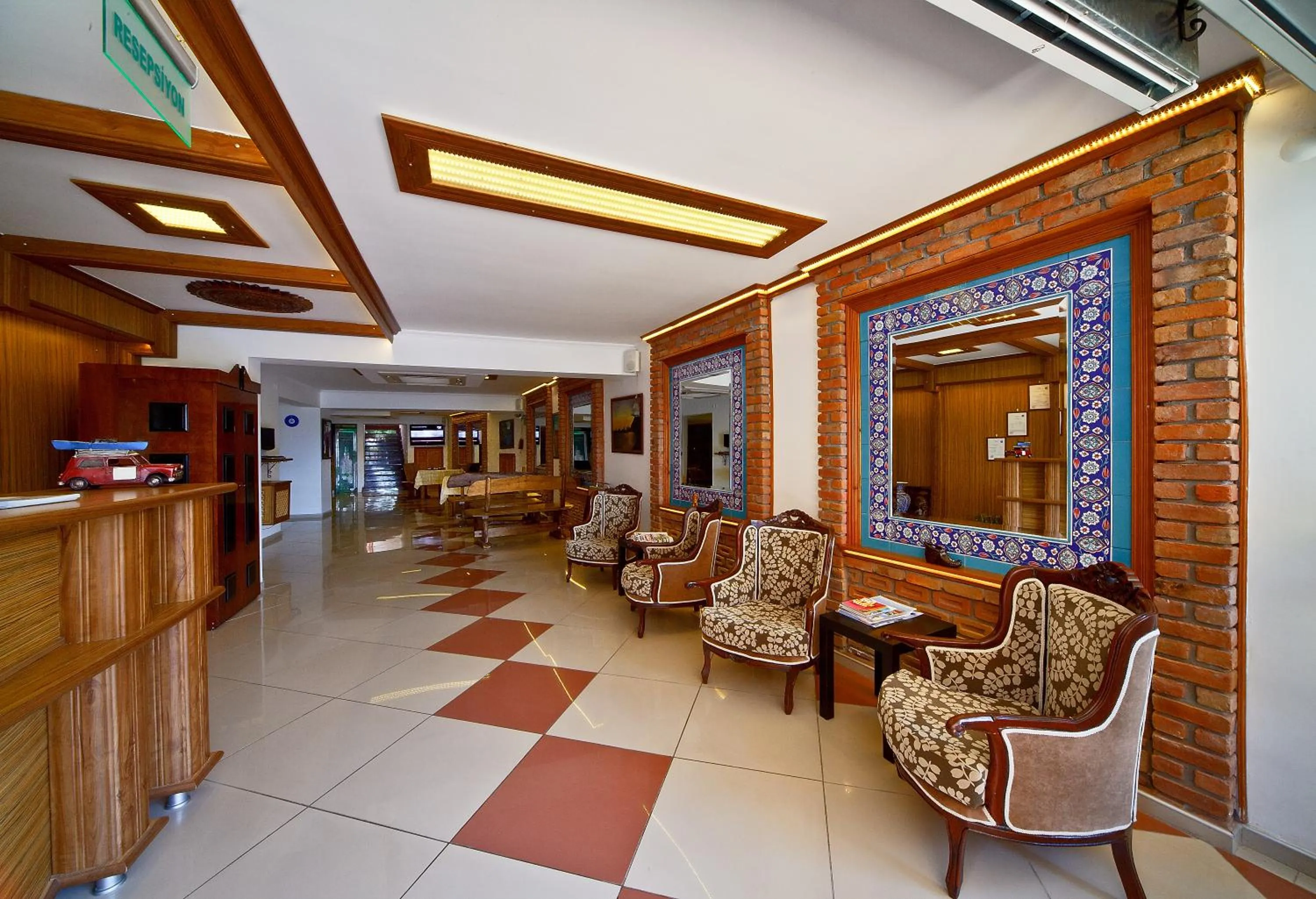 Lobby or reception in Hotel Azmakhan