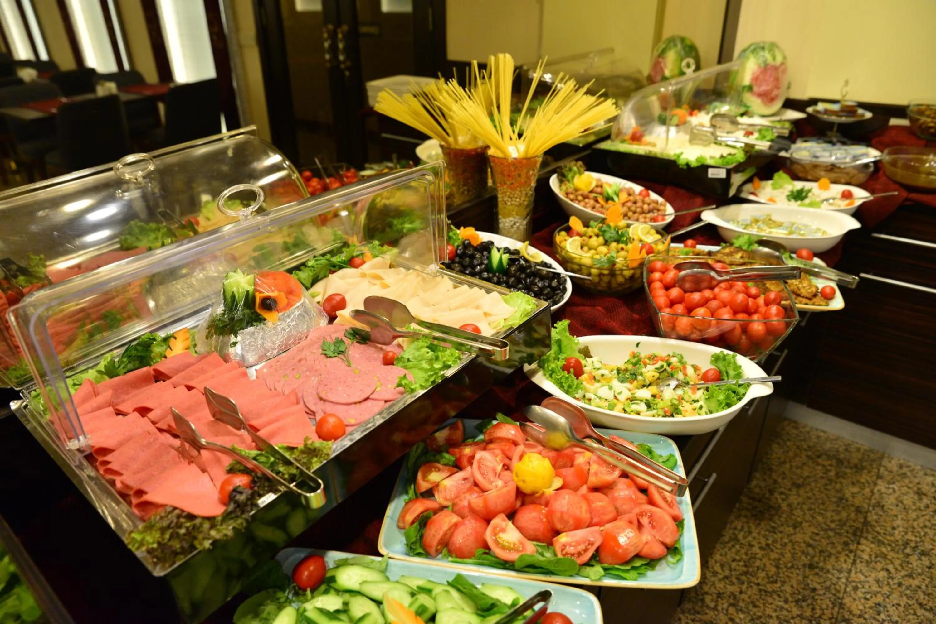 Buffet breakfast in Golden Siyav Hotel