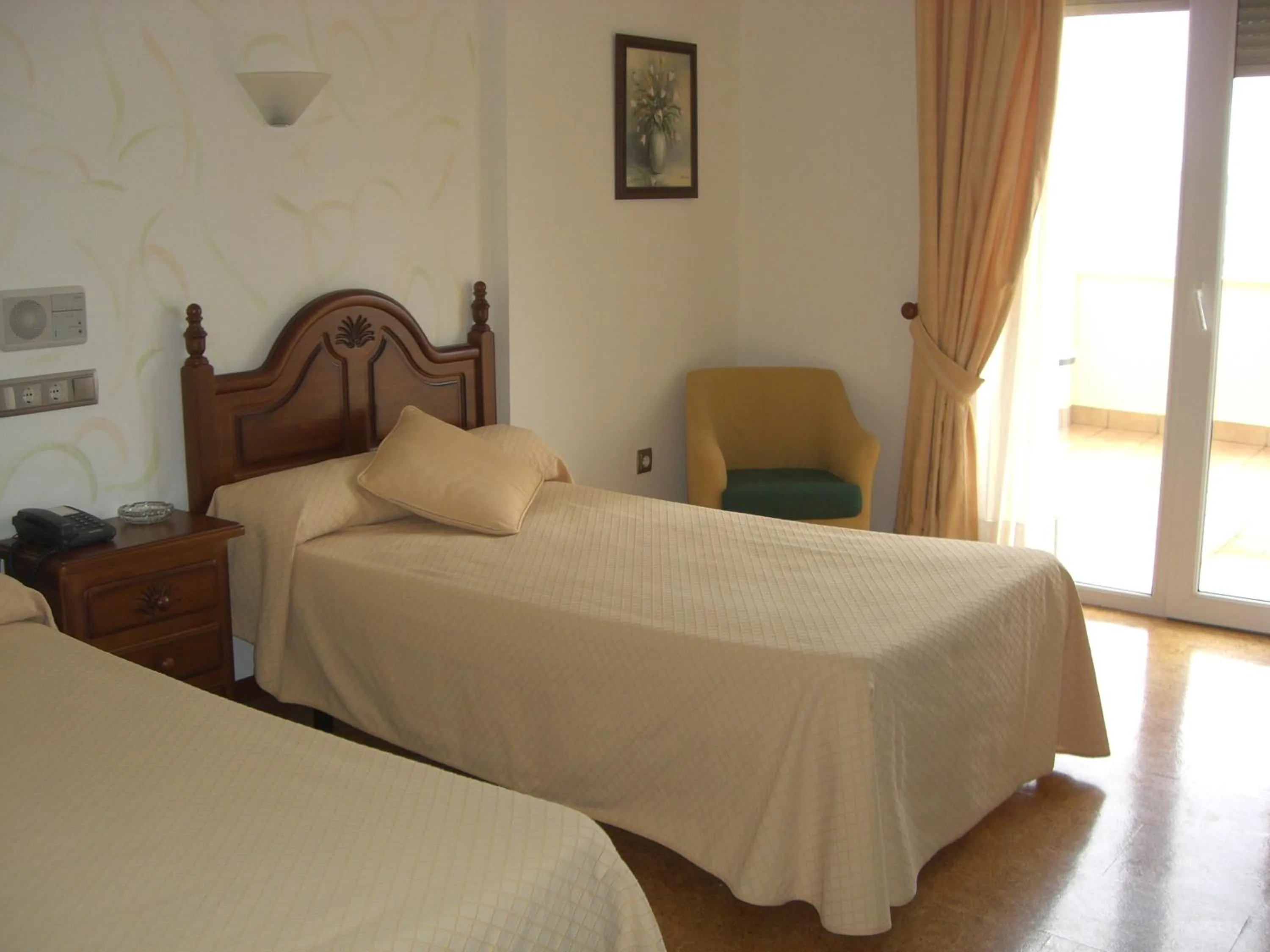 Bed in Hotel Heredero