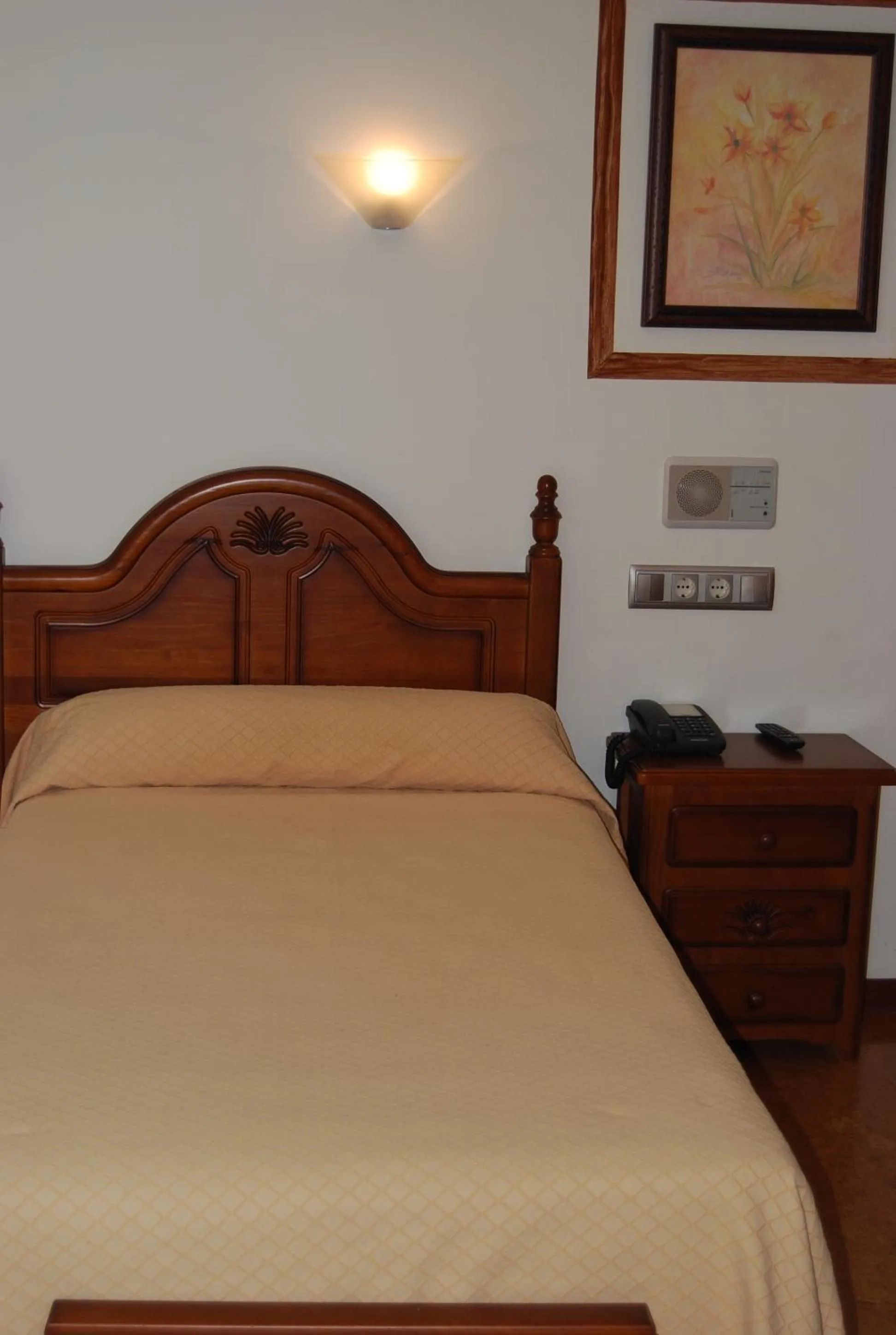 Bed in Hotel Heredero