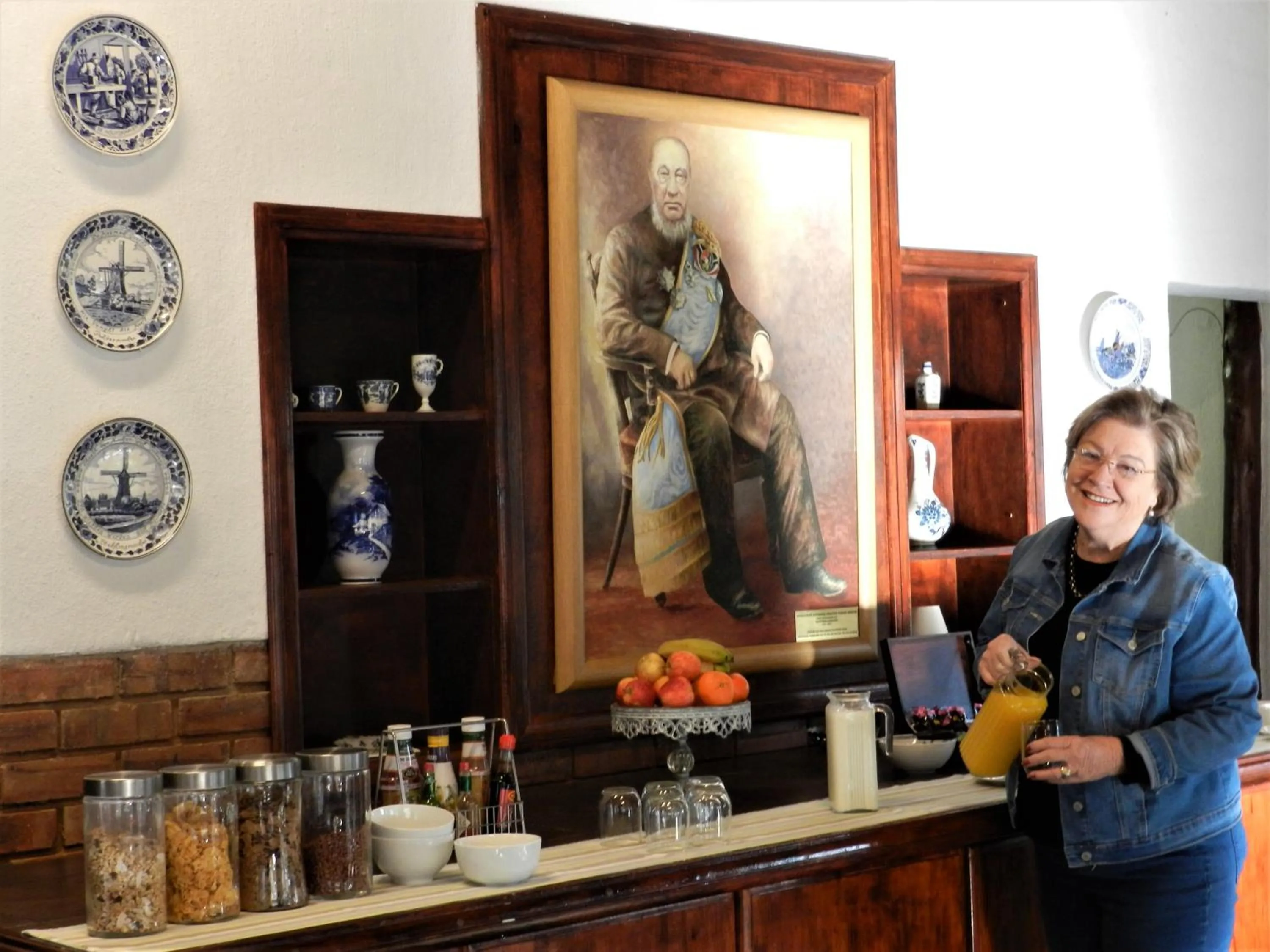 Dining area in President Paul Kruger Guest Lodge