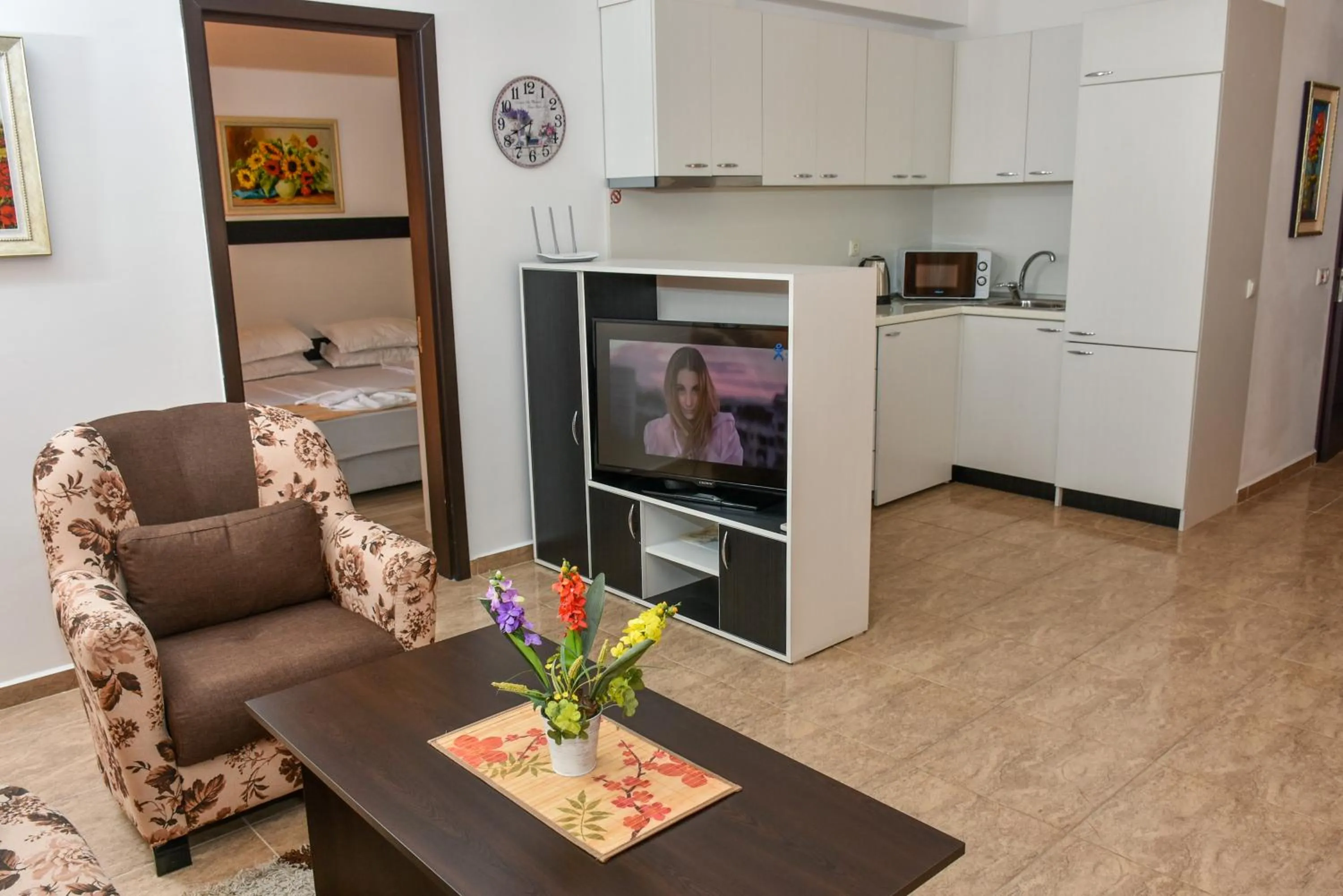 Living room in OLYMP Apart-Complex