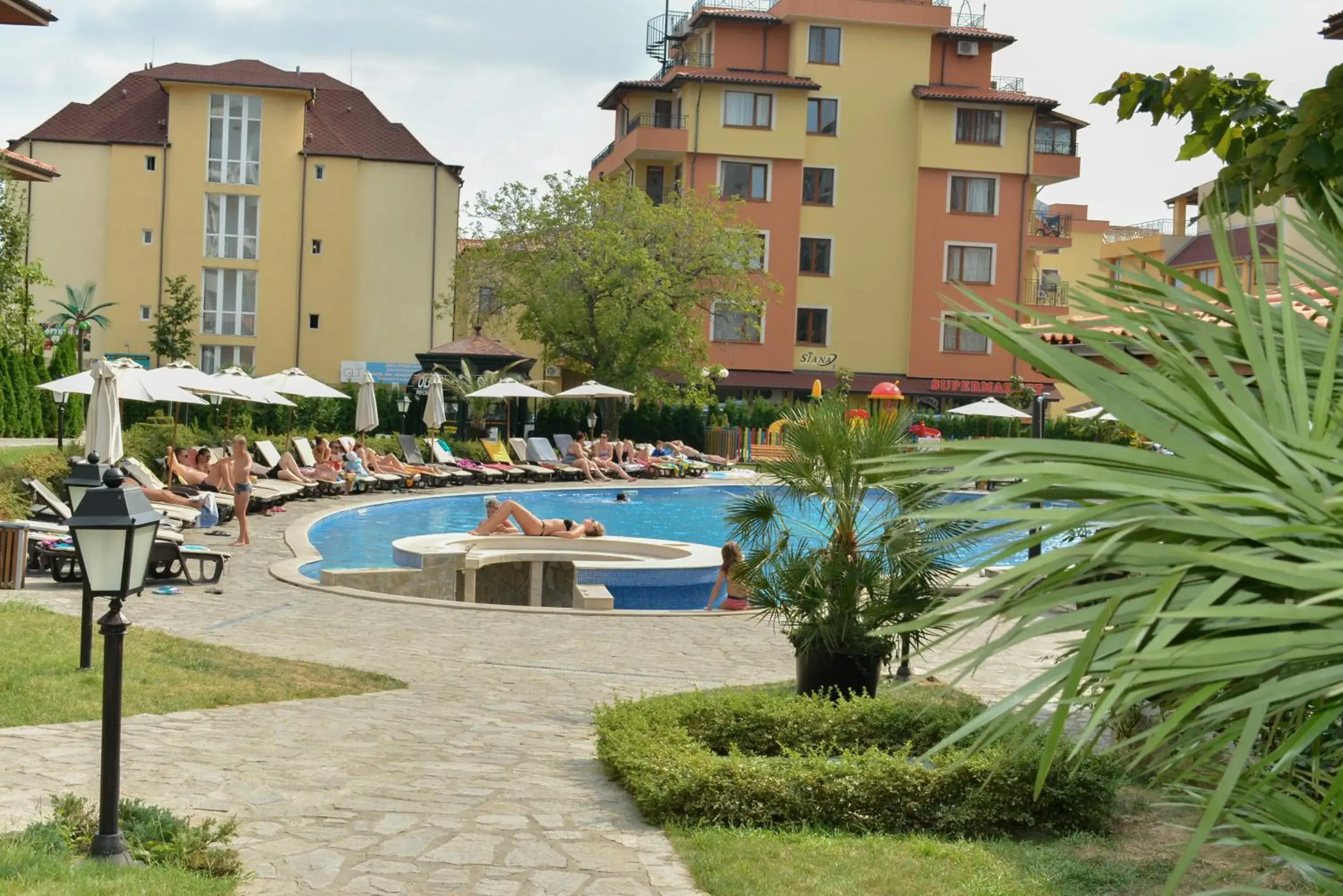 Studio with Pool View in OLYMP Apart-Complex Studio with Pool View in OLYMP Apart-Complex