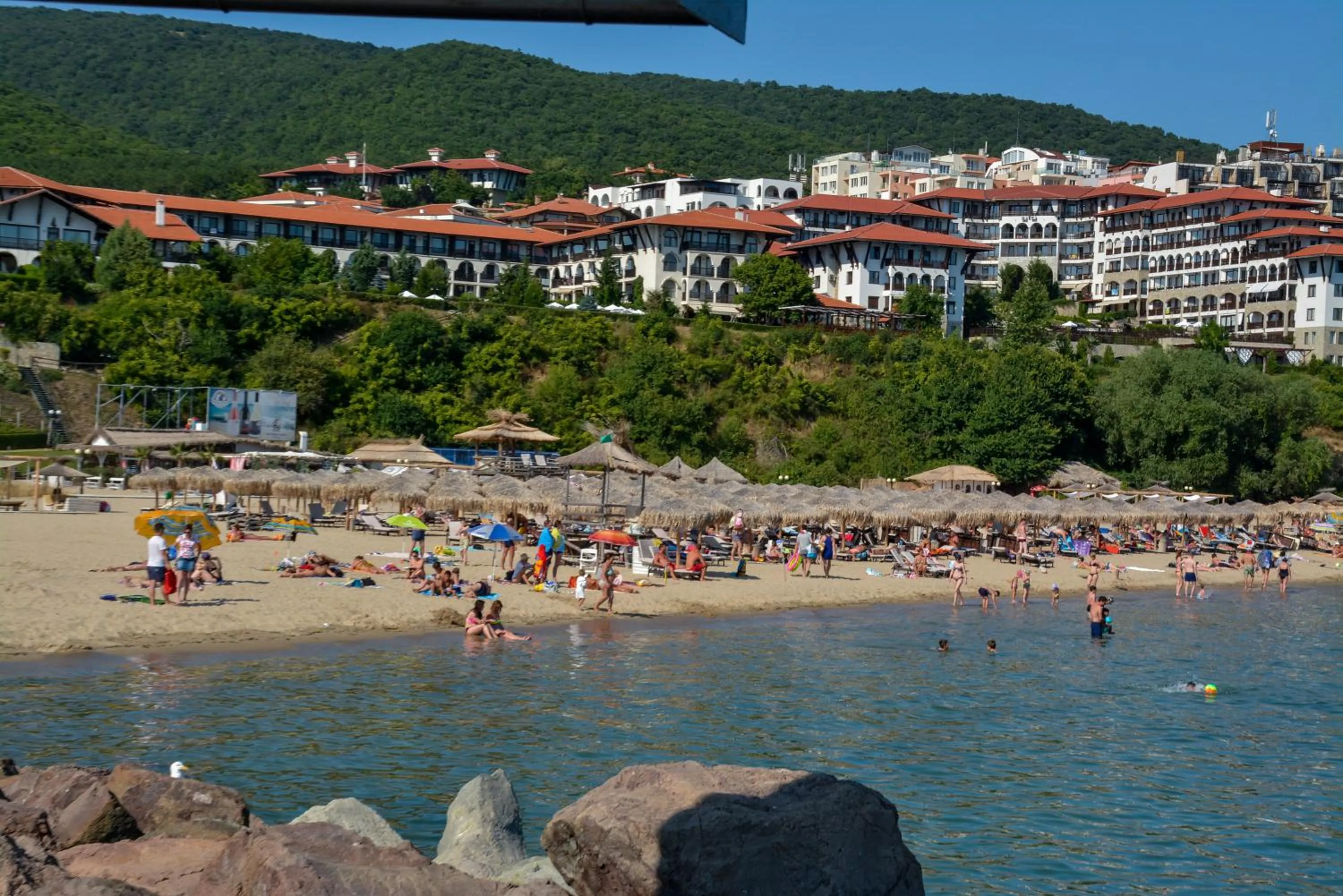 Beach in OLYMP Apart-Complex