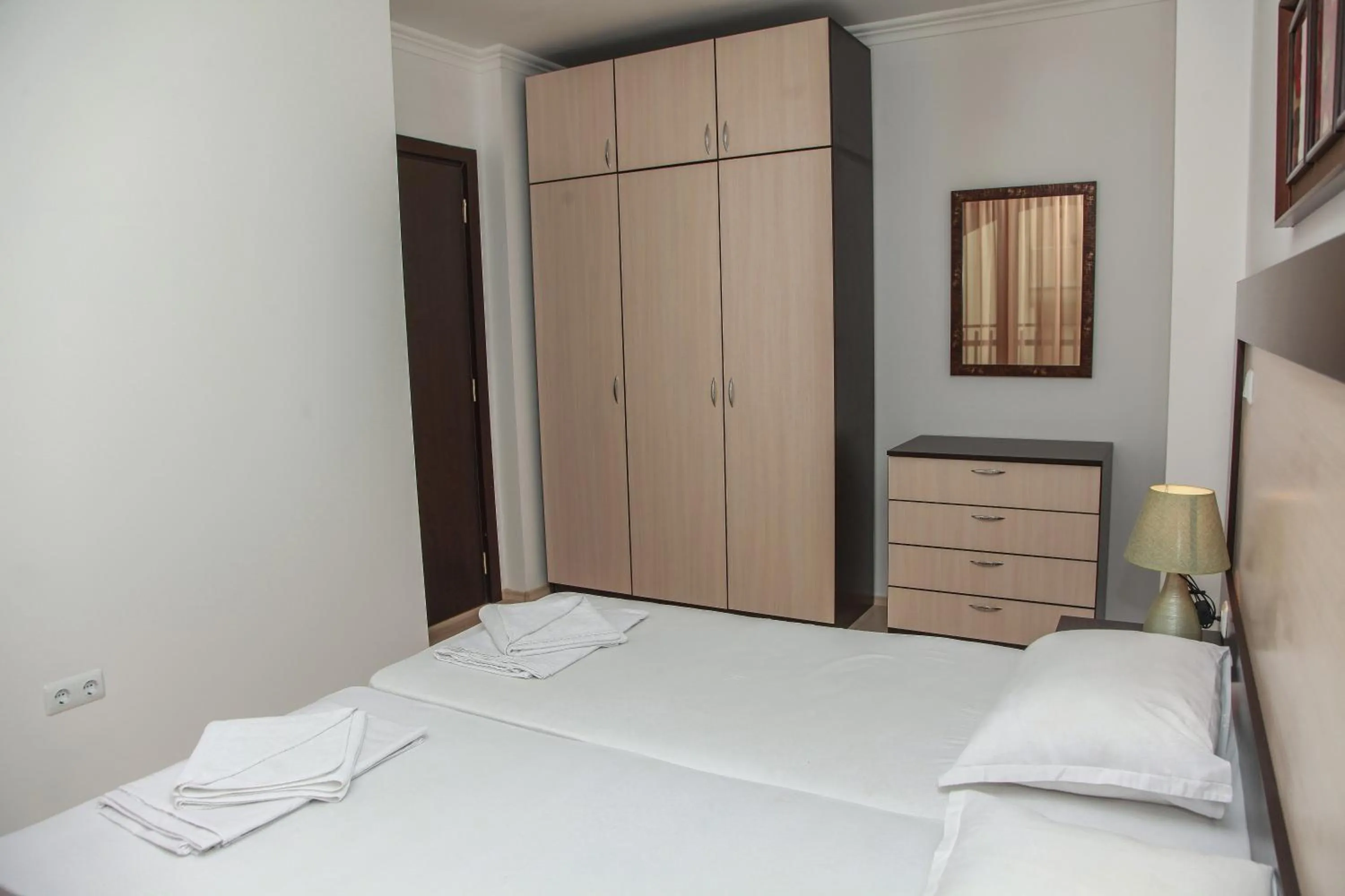 Bedroom, Bed in OLYMP Apart-Complex